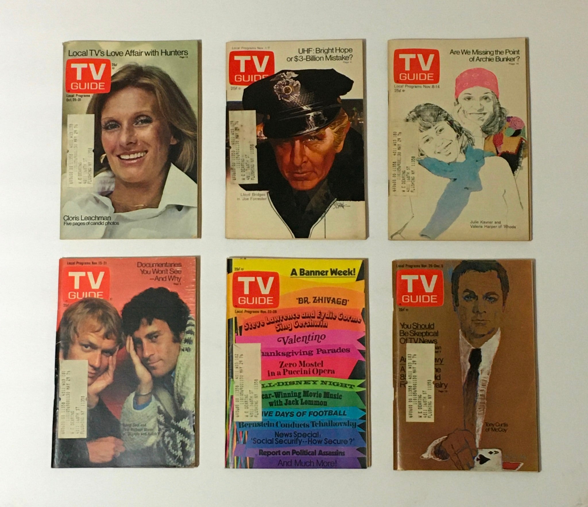 Complete Year Of TV Guide Magazines 1975, 52 Issues- Special Issue Fall Preview