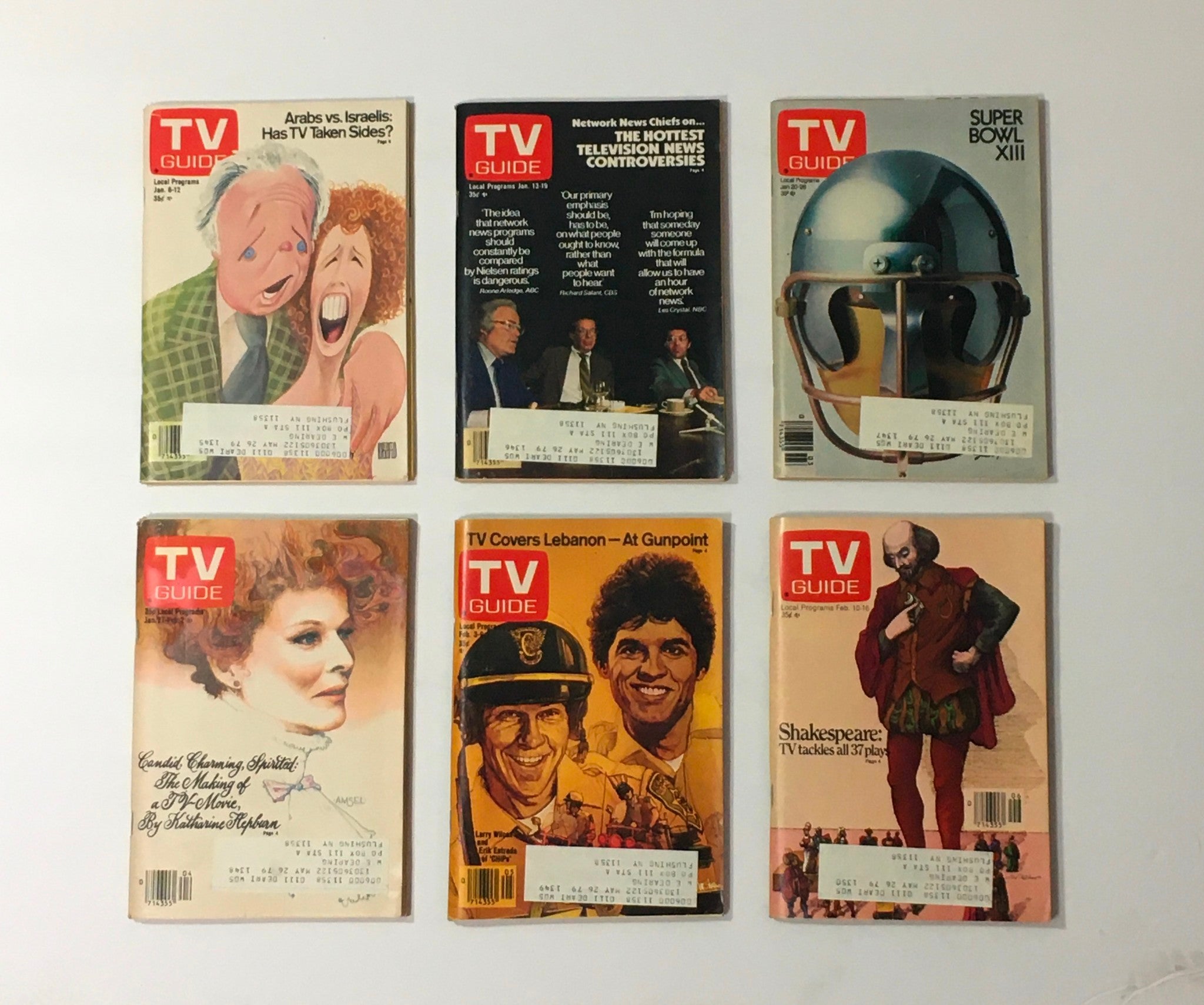 Complete 1979 collection of TV Guide Magazines, featuring all 52 issues and a special Fall Preview edition.