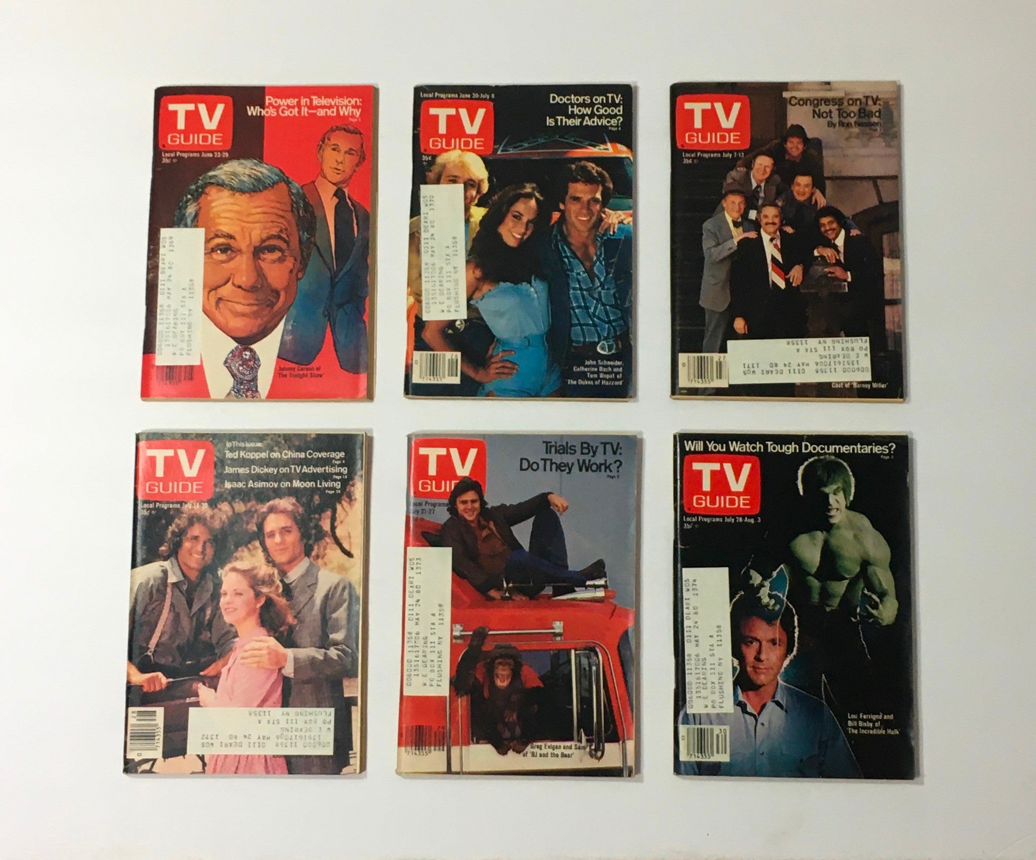 Complete Year Of TV Guide Magazines 1979, 52 Issues: Special Issue Fall Preview