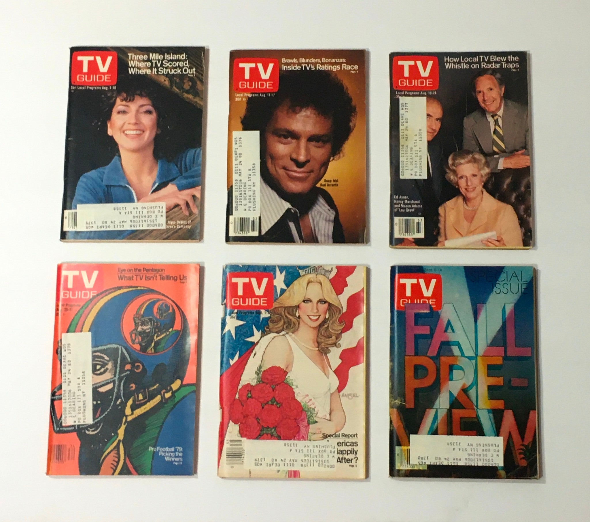 Complete Year Of TV Guide Magazines 1979, 52 Issues: Special Issue Fall Preview