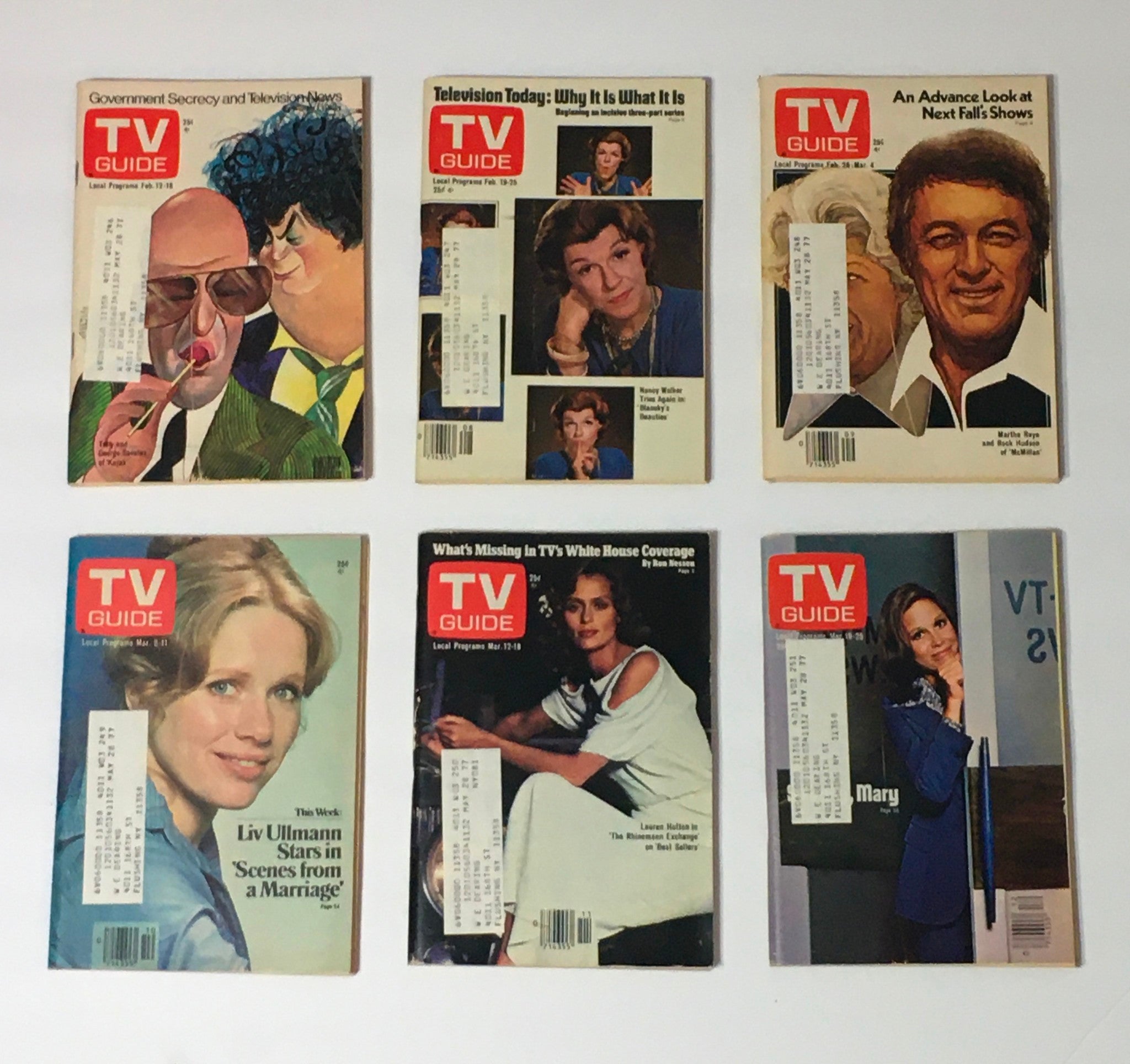 Complete Year Of TV Guide Magazines 1977, 53 Issues: Special Issue Fall Preview