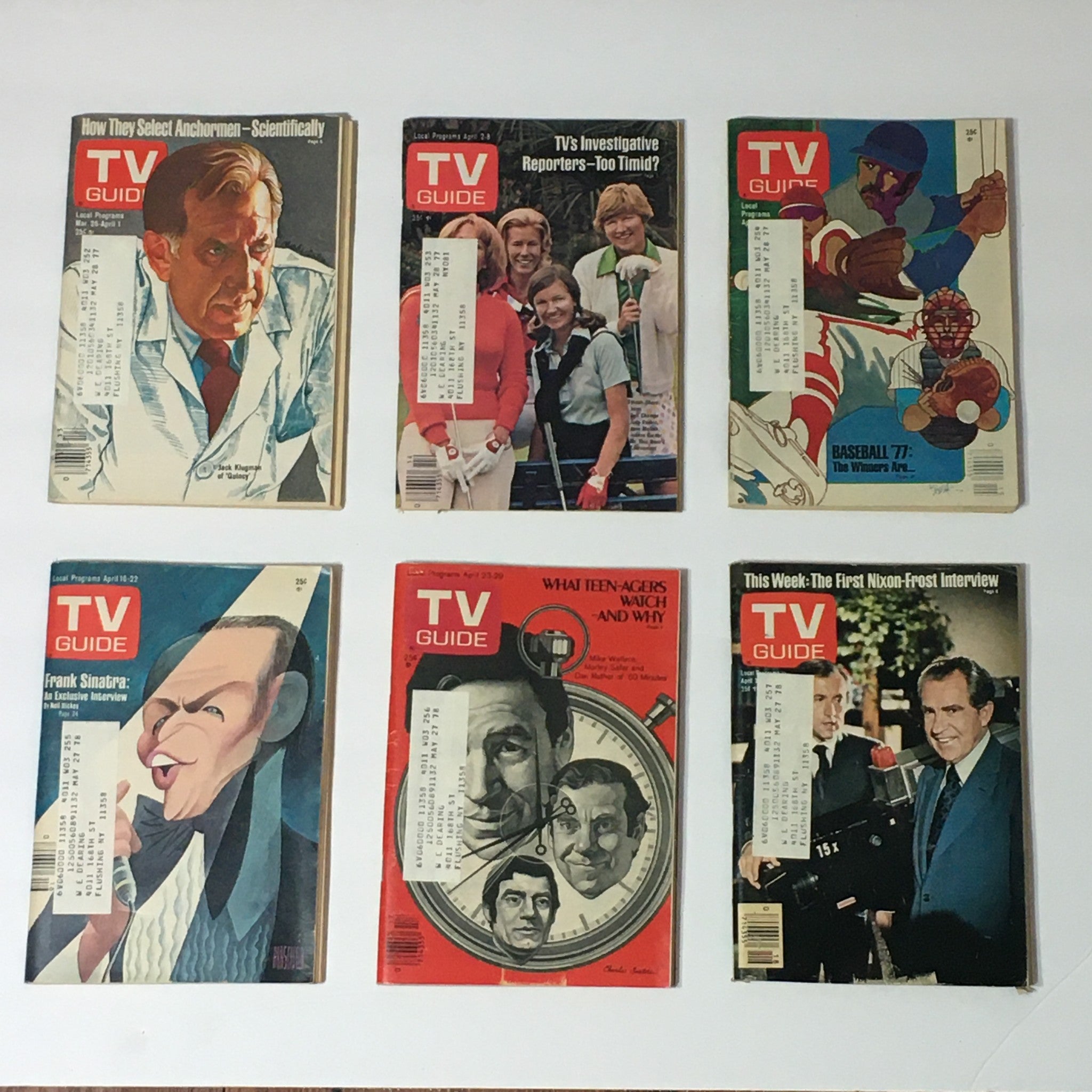 Complete Year Of TV Guide Magazines 1977, 53 Issues: Special Issue Fall Preview