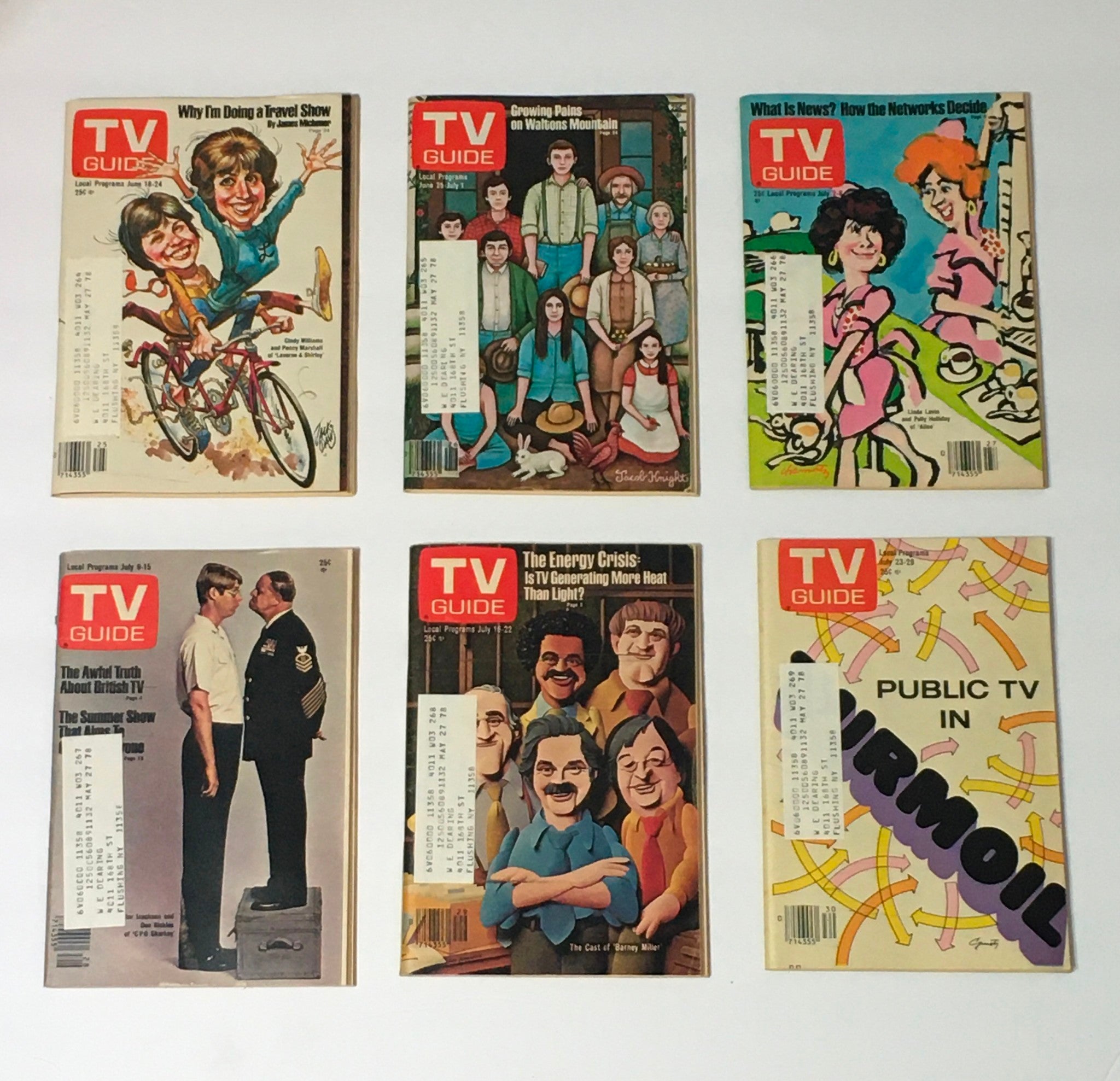 Complete Year Of TV Guide Magazines 1977, 53 Issues: Special Issue Fall Preview