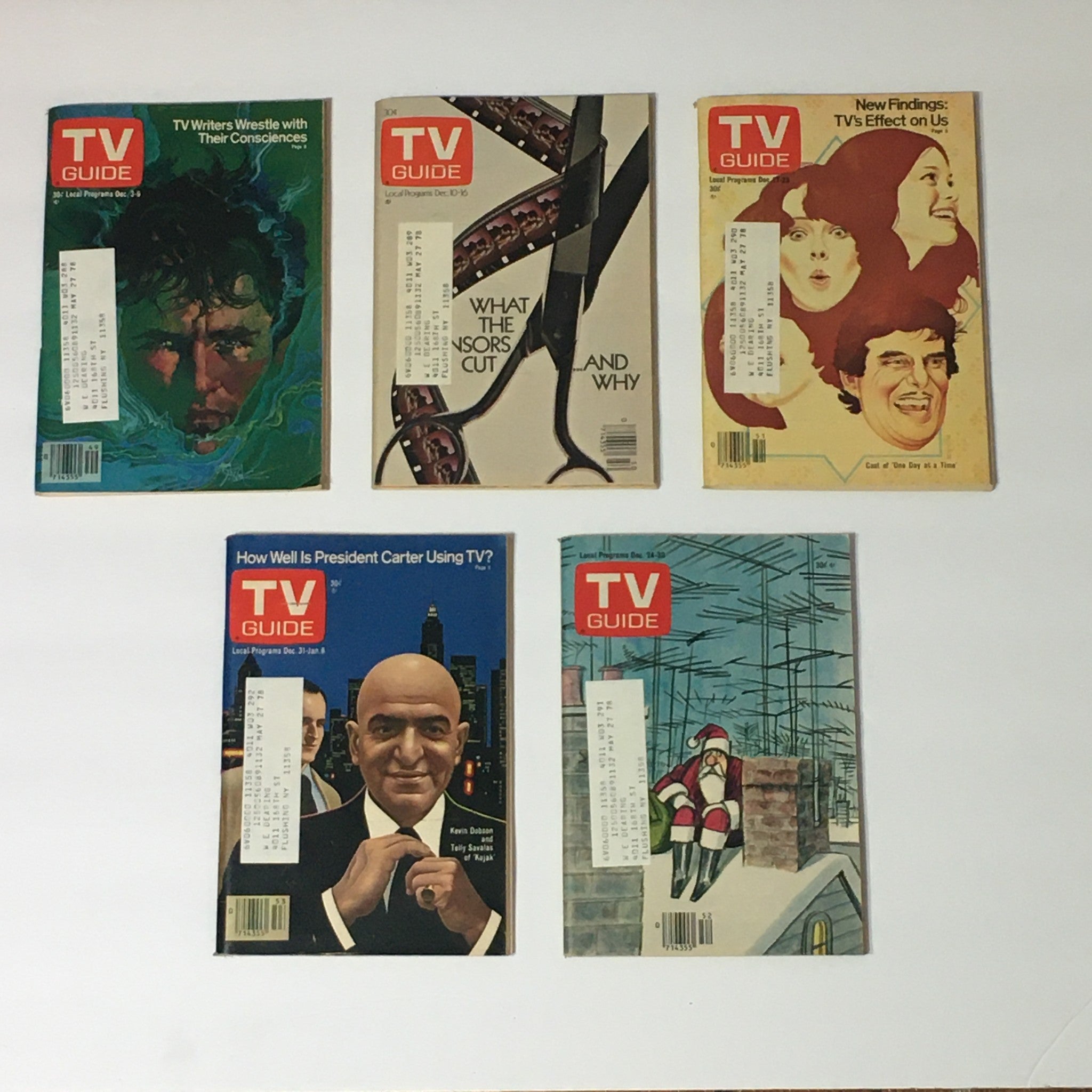 Complete Year Of TV Guide Magazines 1977, 53 Issues: Special Issue Fall Preview