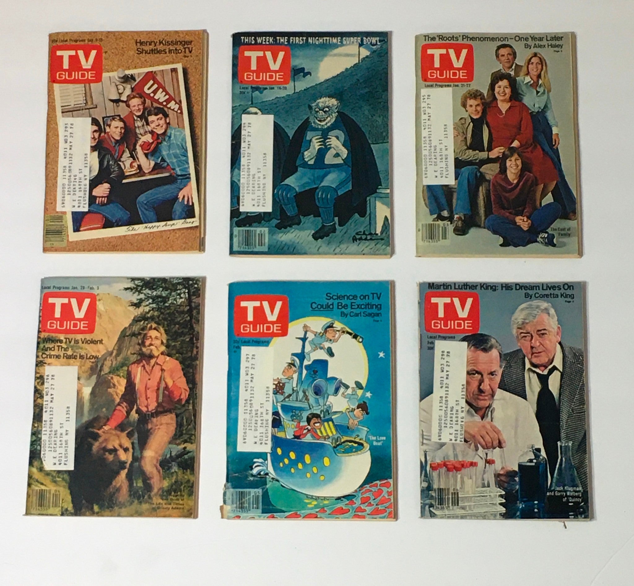 Complete 1978 collection of TV Guide Magazines, containing all 52 issues along with a special Fall Preview edition.