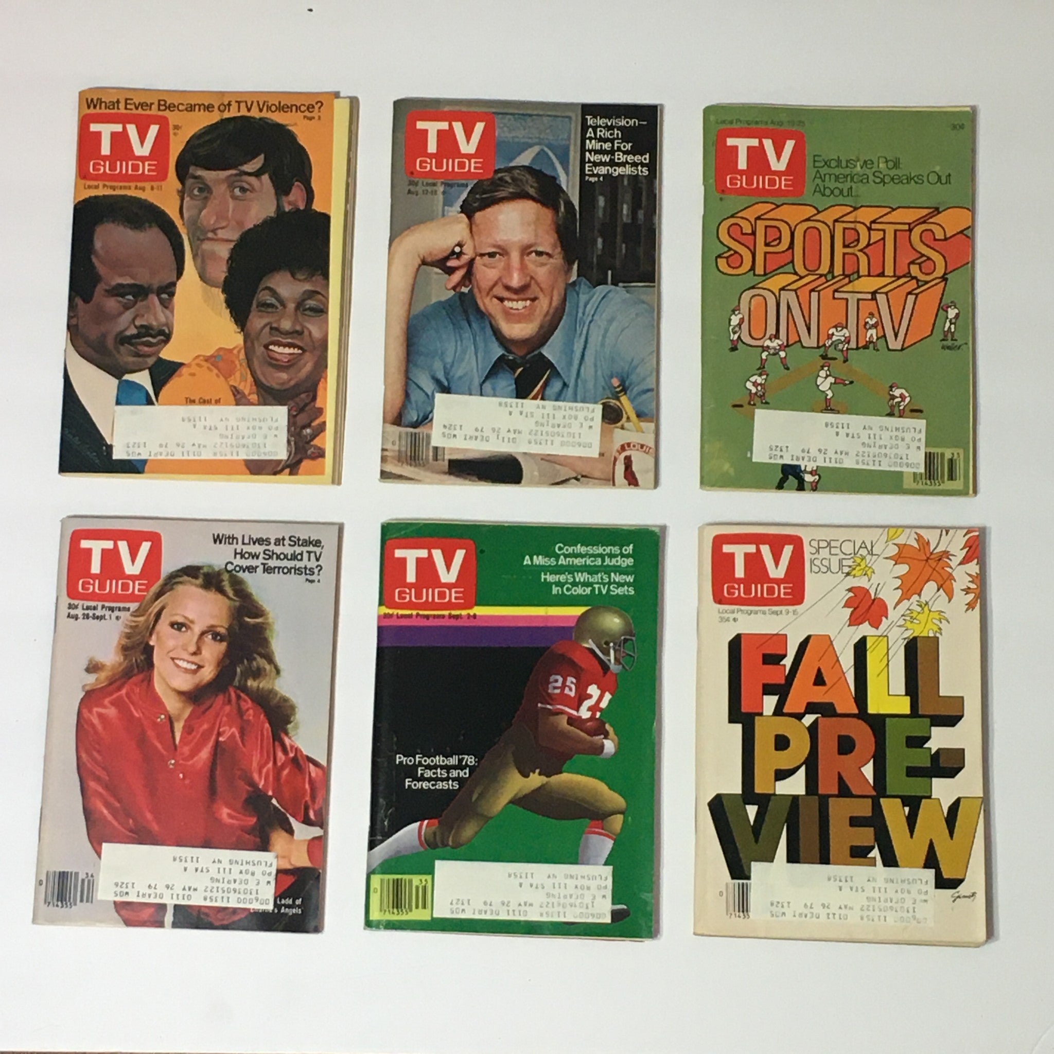 Complete Year Of TV Guide Magazines 1978, 52 Issues: Special Issue Fall Preview