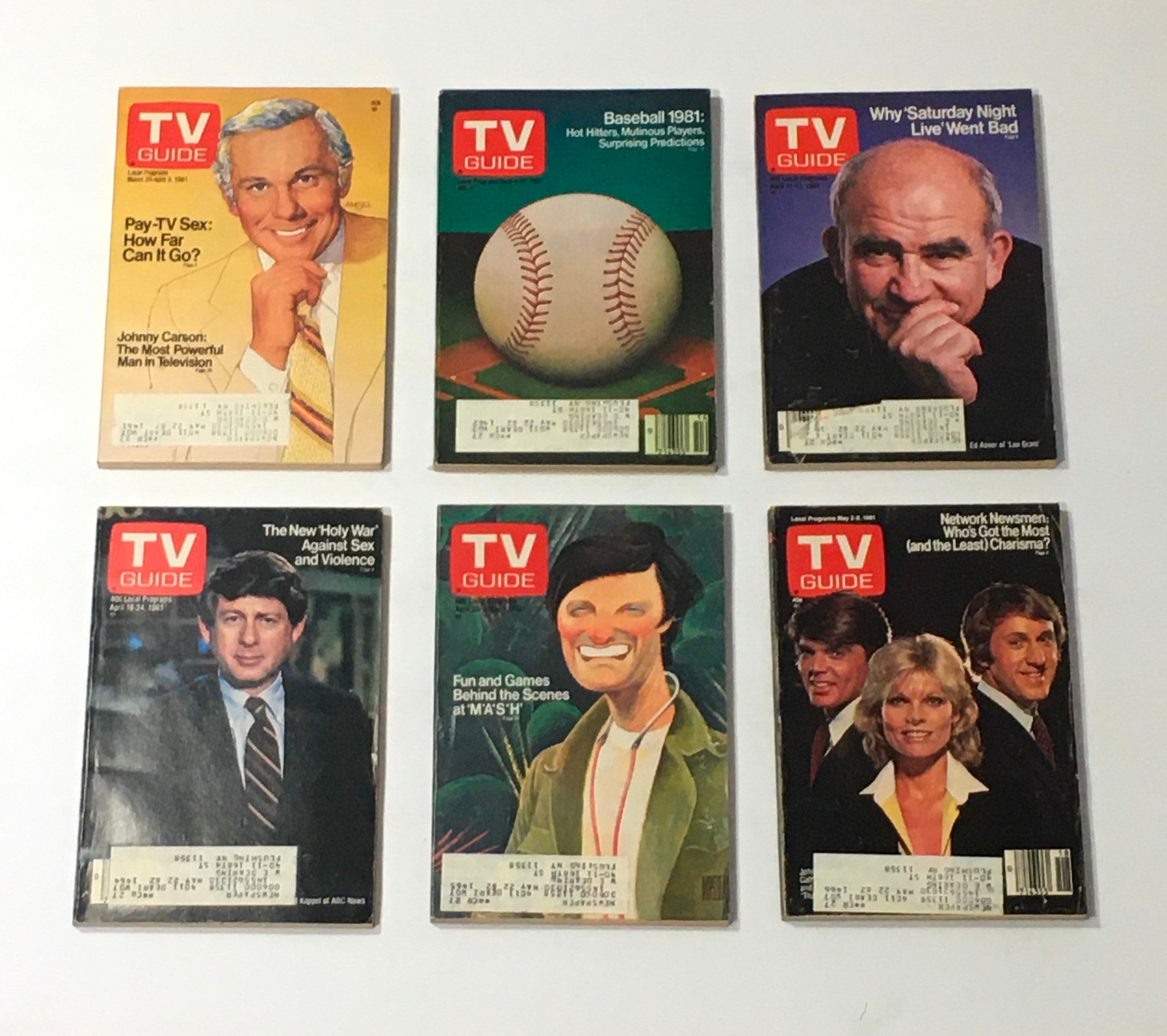 Complete Year Of TV Guide Magazines 1981, 51 Issues: Special Issue Fall Preview