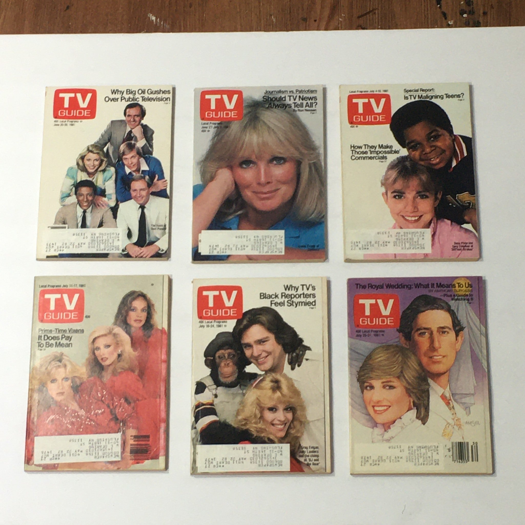 Complete Year Of TV Guide Magazines 1981, 51 Issues: Special Issue Fall Preview