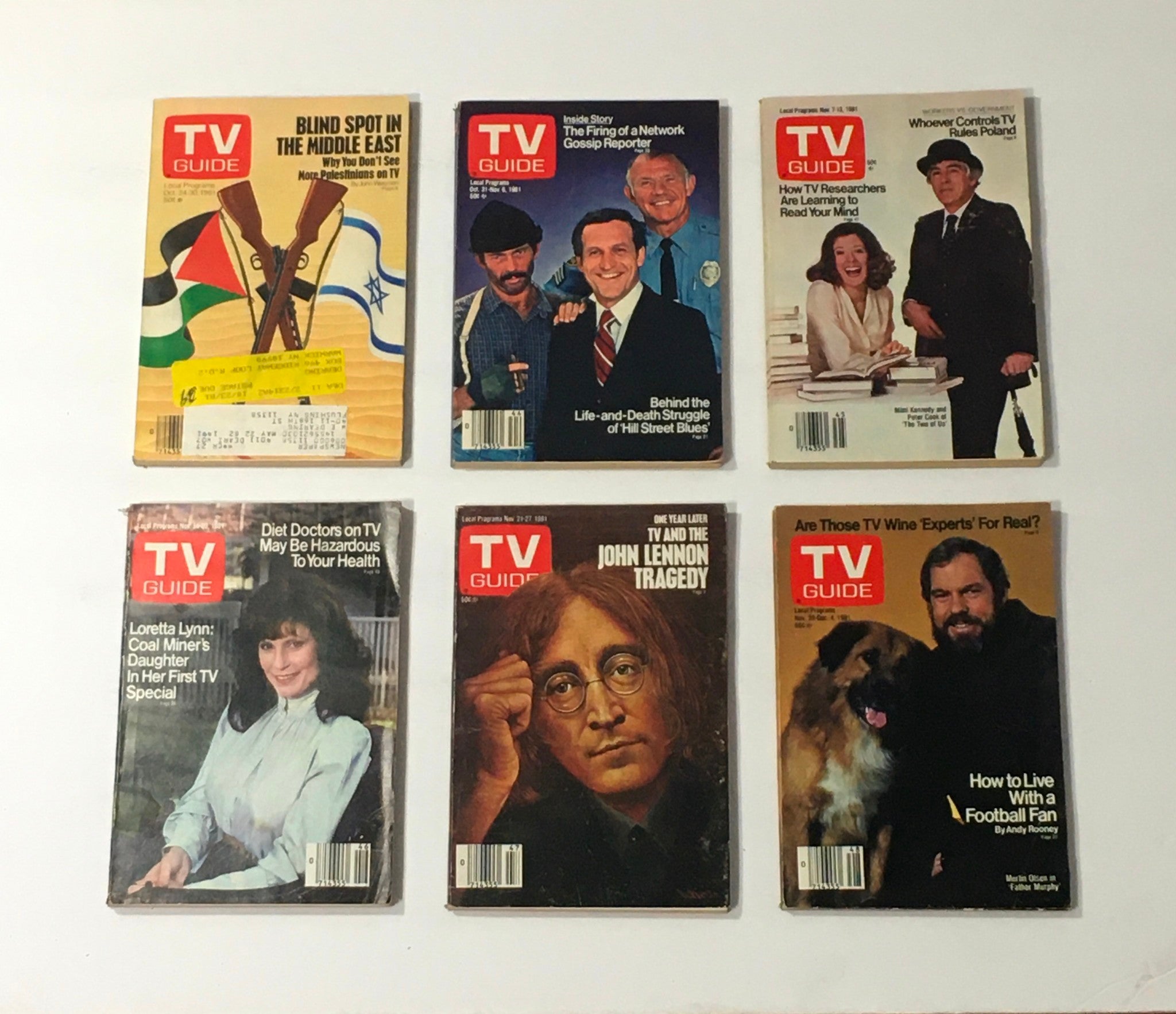 Complete Year Of TV Guide Magazines 1981, 51 Issues: Special Issue Fall Preview