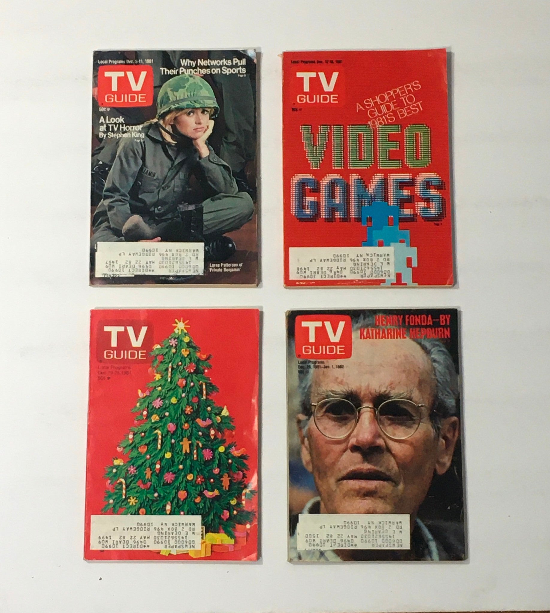 Complete Year Of TV Guide Magazines 1981, 51 Issues: Special Issue Fall Preview