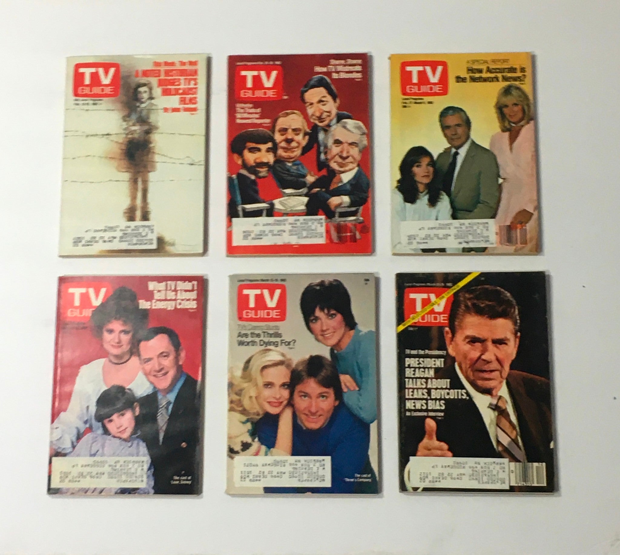 Complete Year Of TV Guide Magazines 1982, 52 Issues: Special Issue Fall Preview