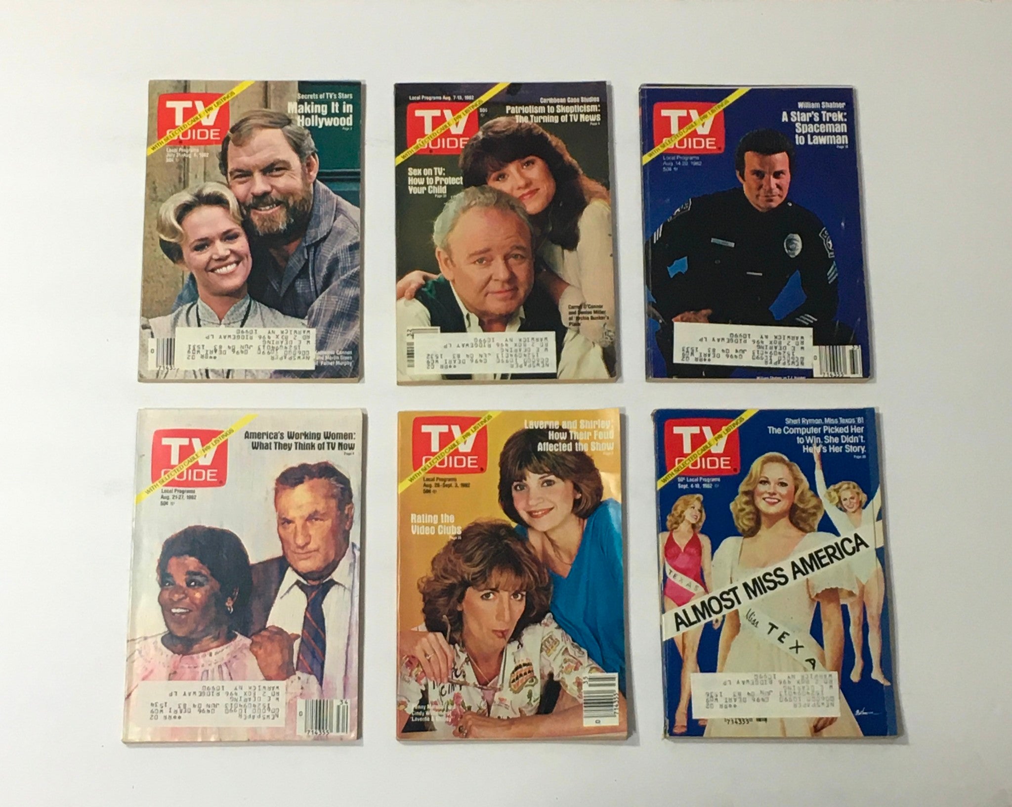 Complete Year Of TV Guide Magazines 1982, 52 Issues: Special Issue Fall Preview