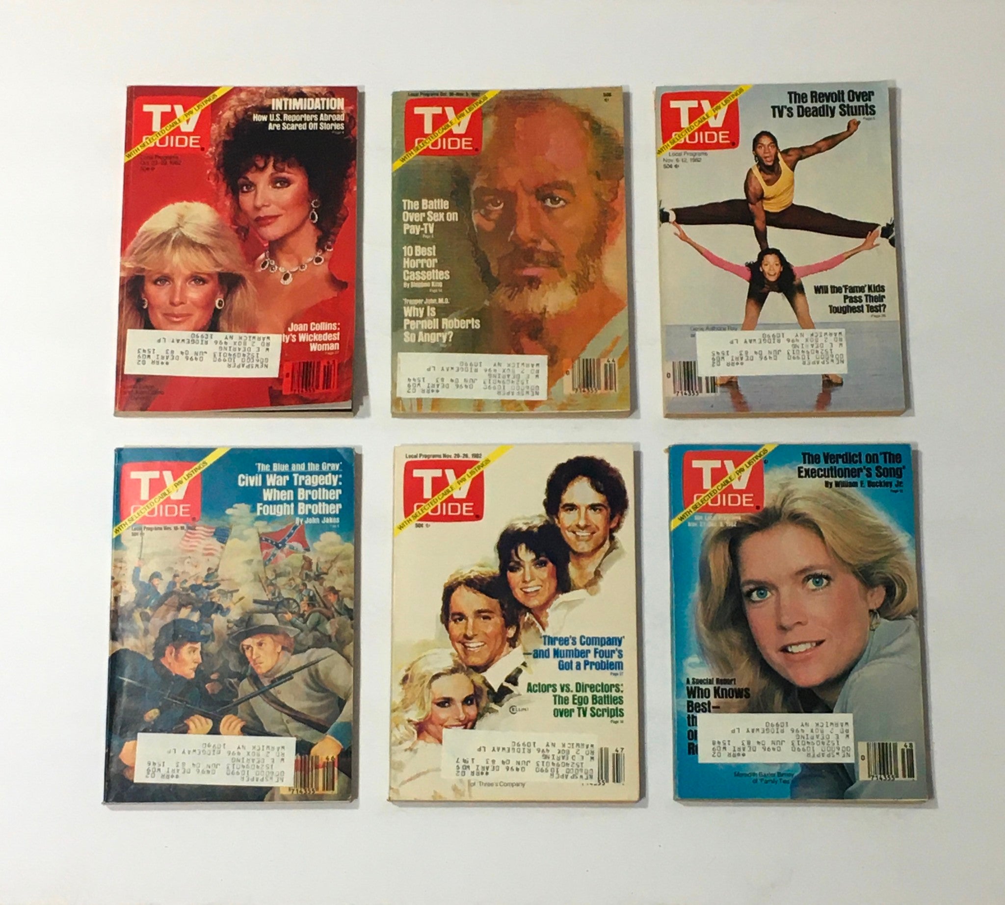 Complete Year Of TV Guide Magazines 1982, 52 Issues: Special Issue Fall Preview