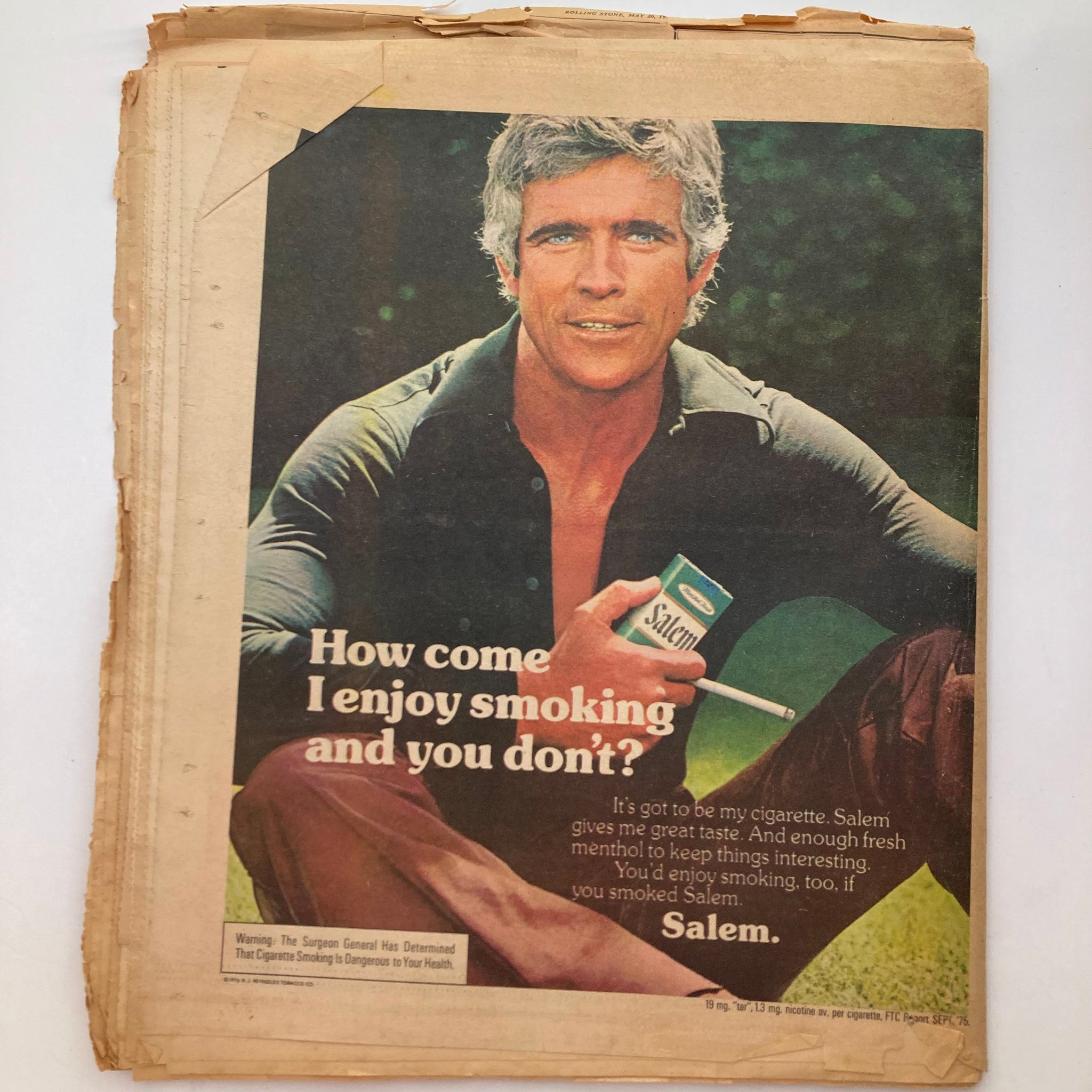 VTG Rolling Stone Magazine May 20 1976 No. 213 Brando The Method of his Madness