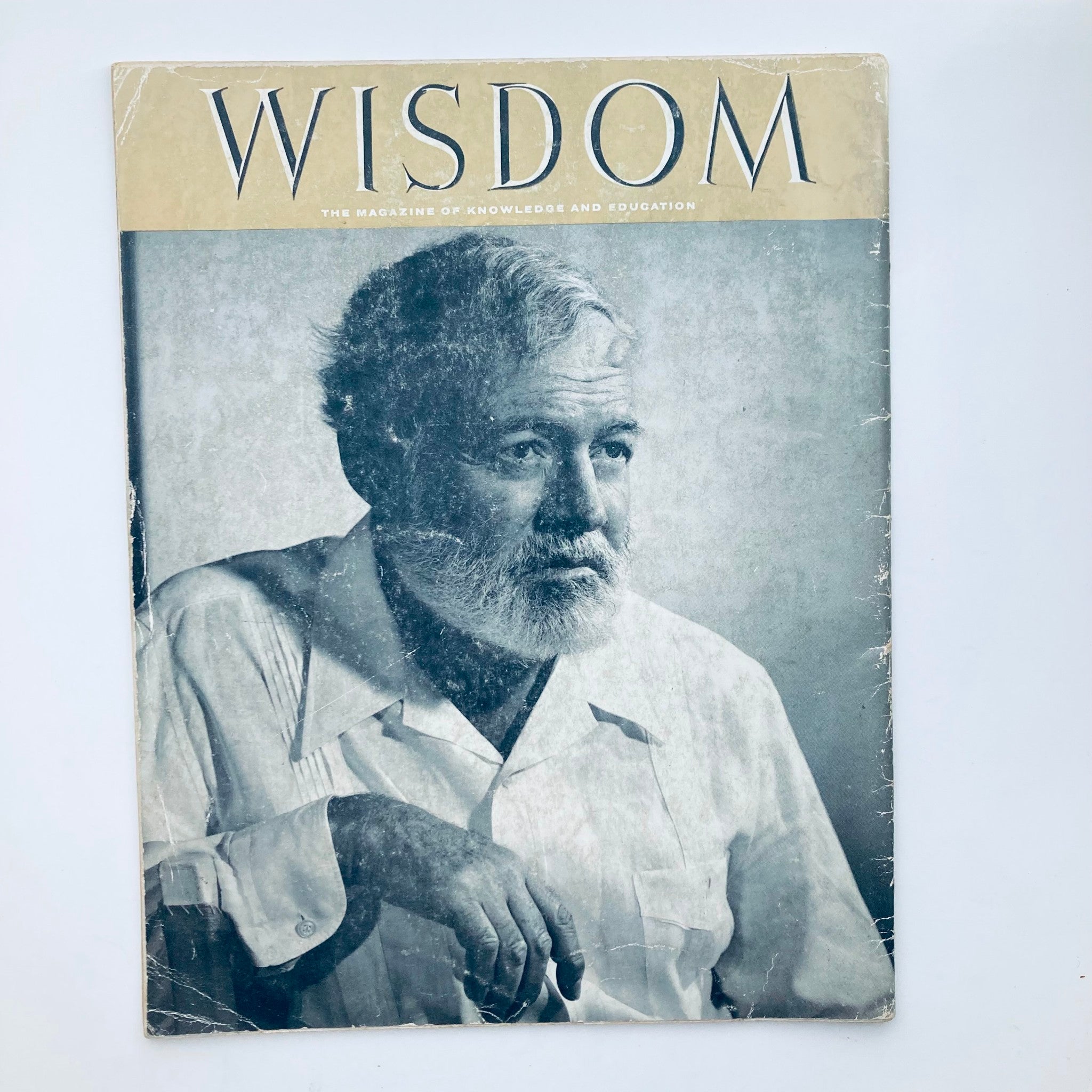 VTG Wisdom Magazine June 1958 Issue 26 Ernest Hemingway No Label