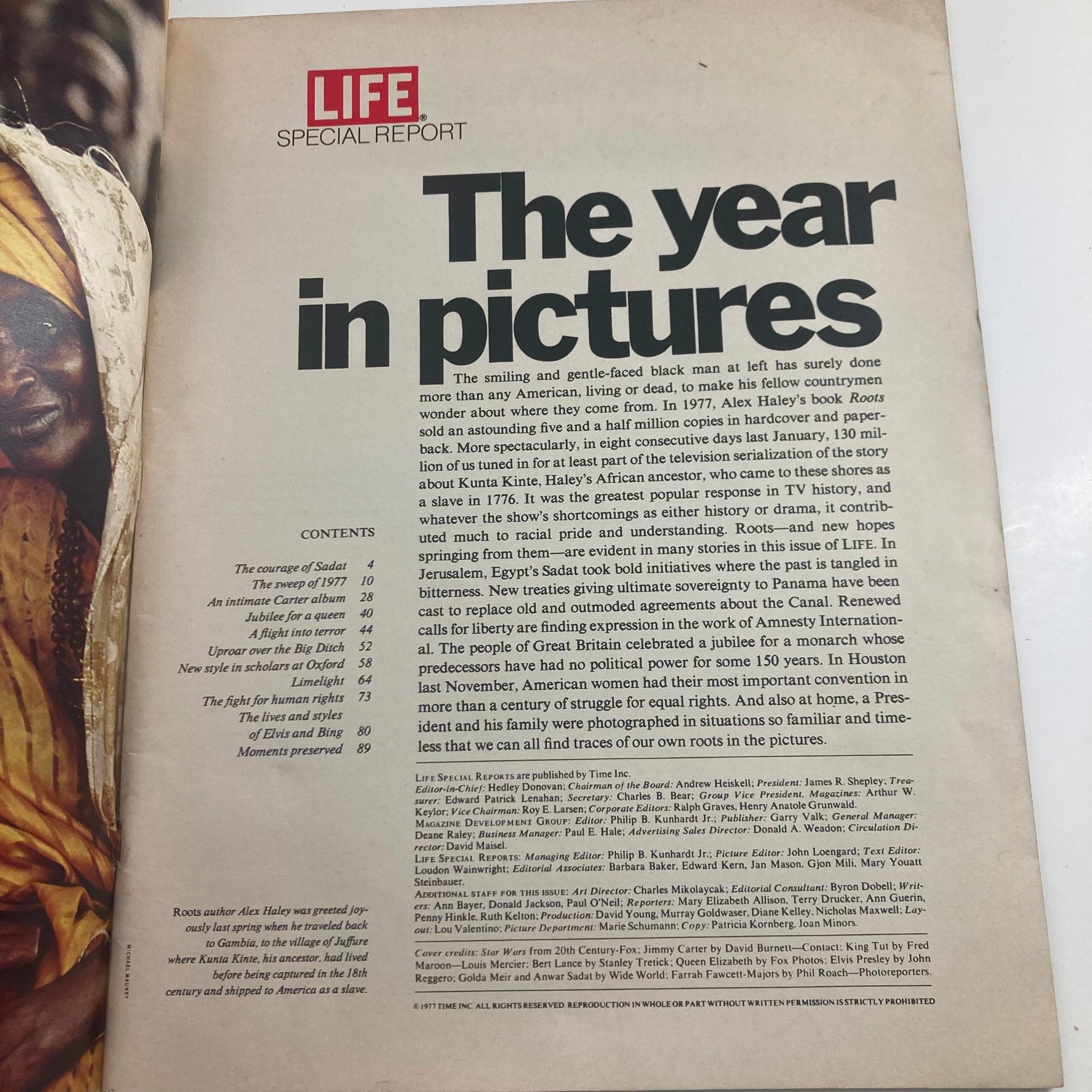 VTG Life Magazine Winter 1978 The Year in Pictures & The Carters Album No Label