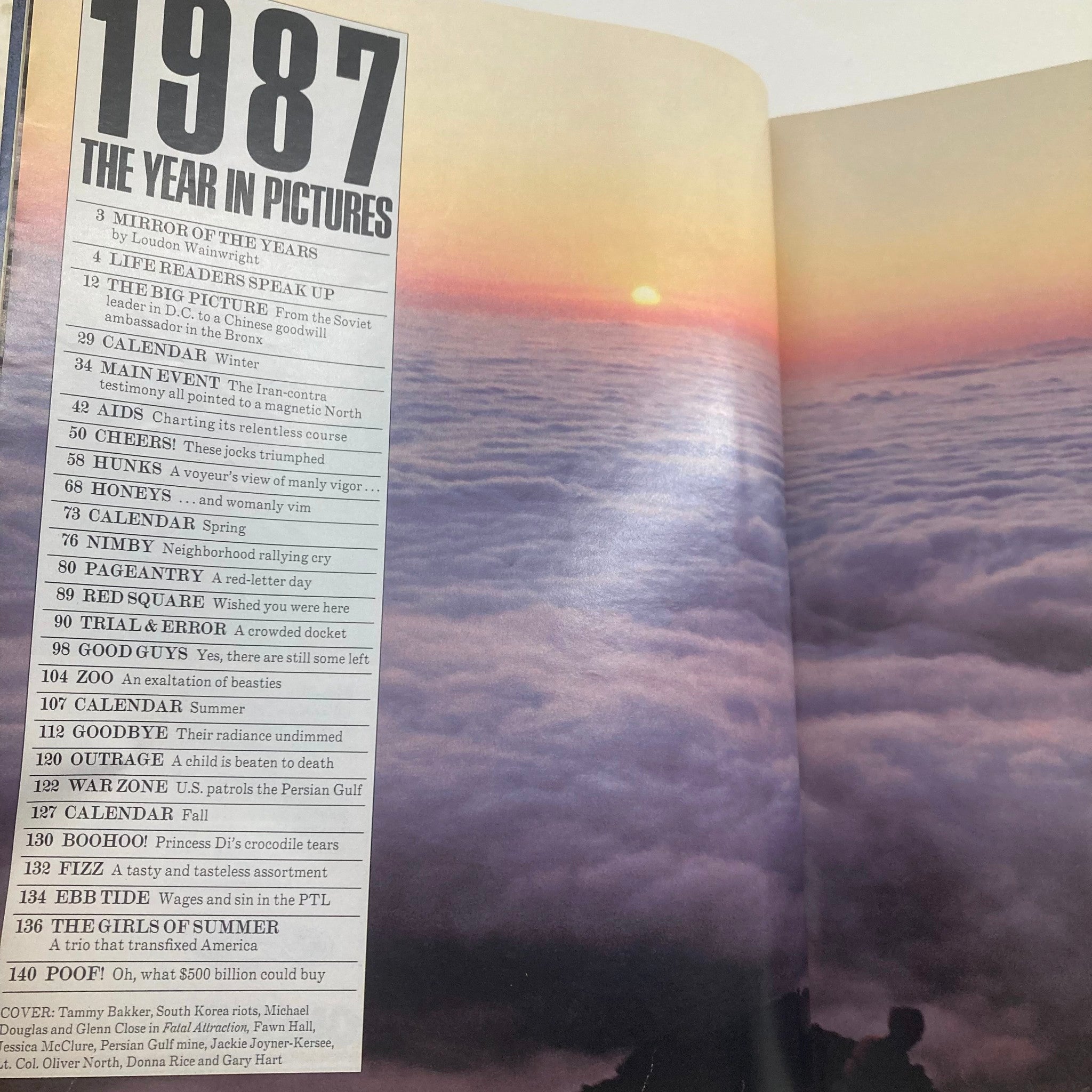 VTG Life Magazine January 1988 The Year In Pictures of The Year 1987 No Label