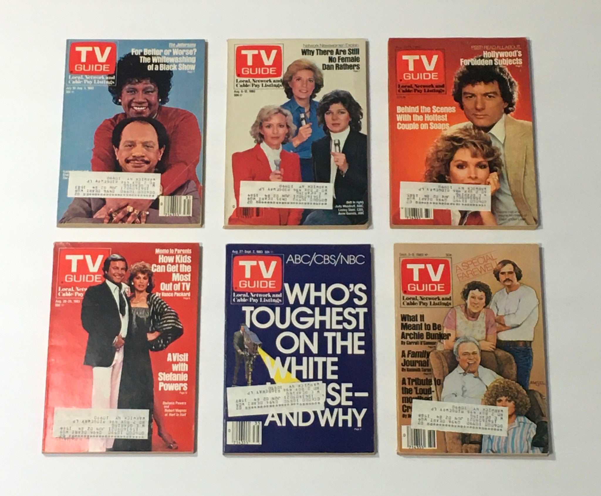 Complete Year Of TV Guide Magazines 1983, 53 Issues: Special Issue Fall Preview