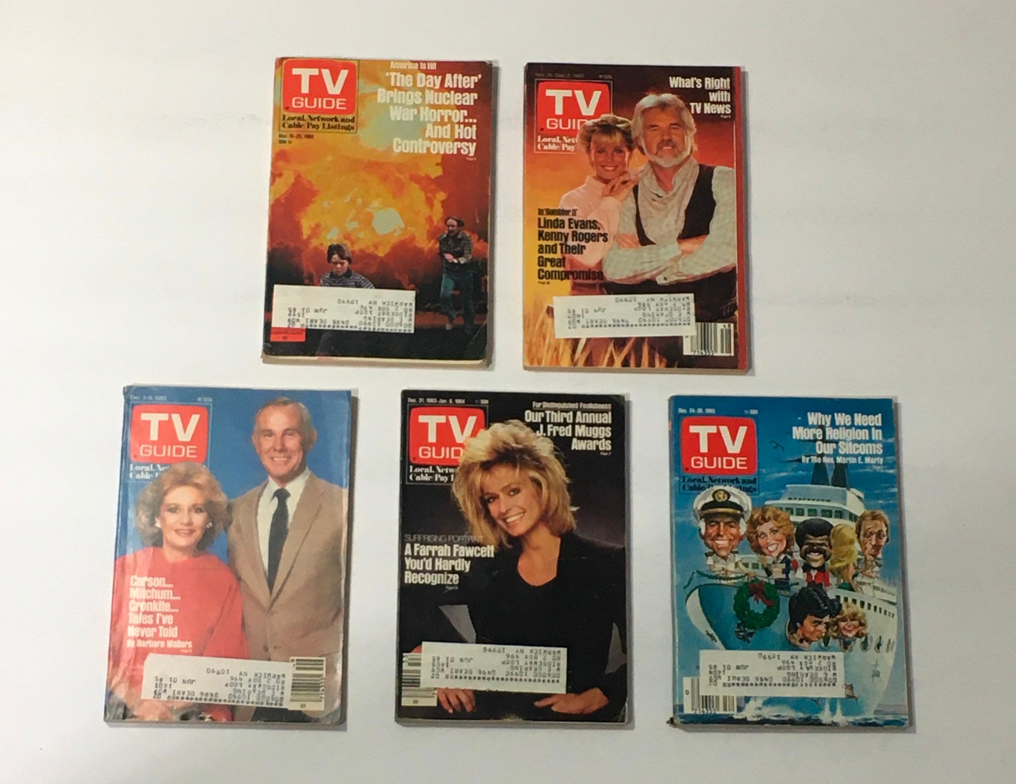 Complete Year Of TV Guide Magazines 1983, 53 Issues: Special Issue Fall Preview