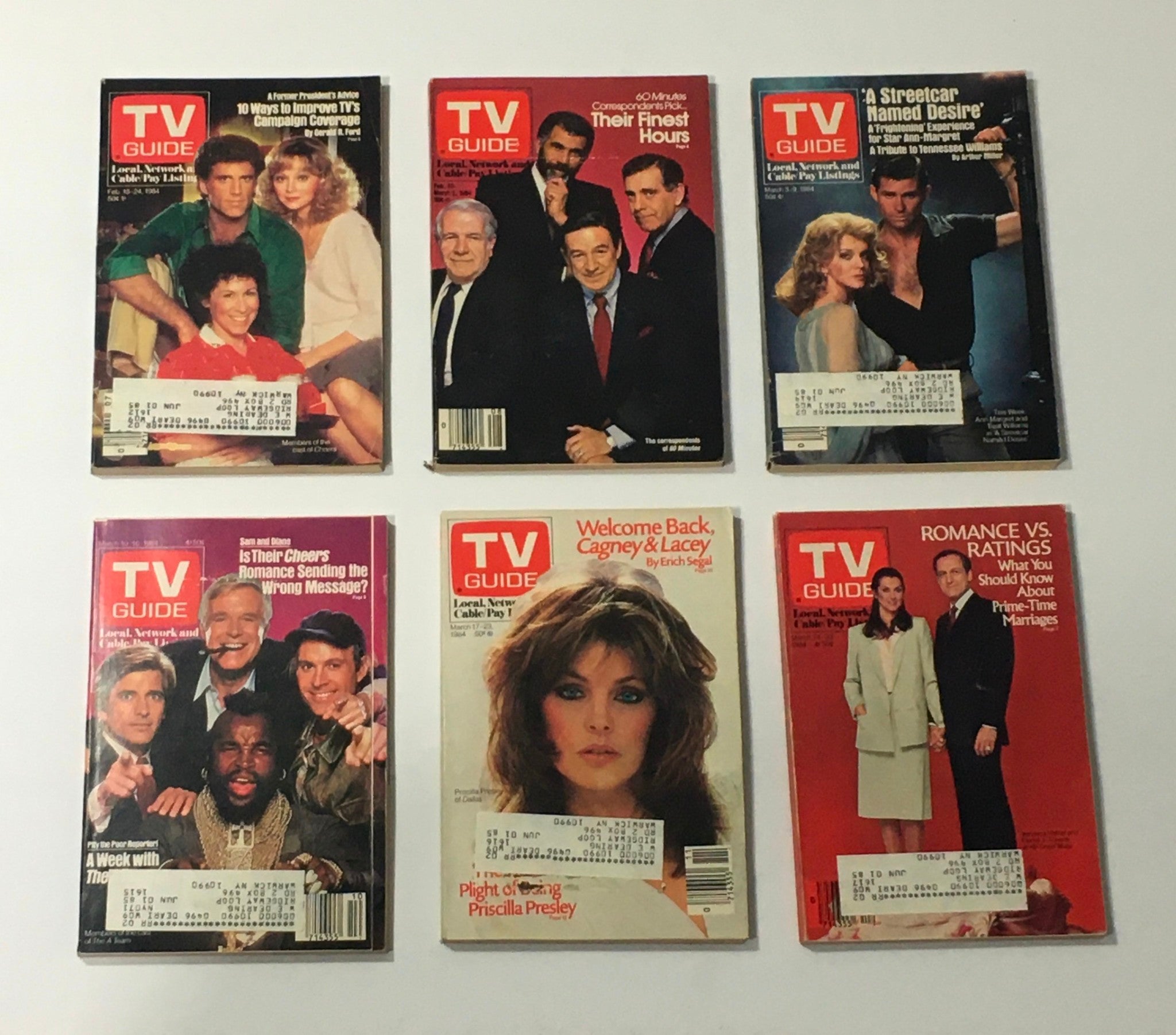 Complete Year Of TV Guide Magazines 1984, 52 Issues: Special Issue Fall Preview