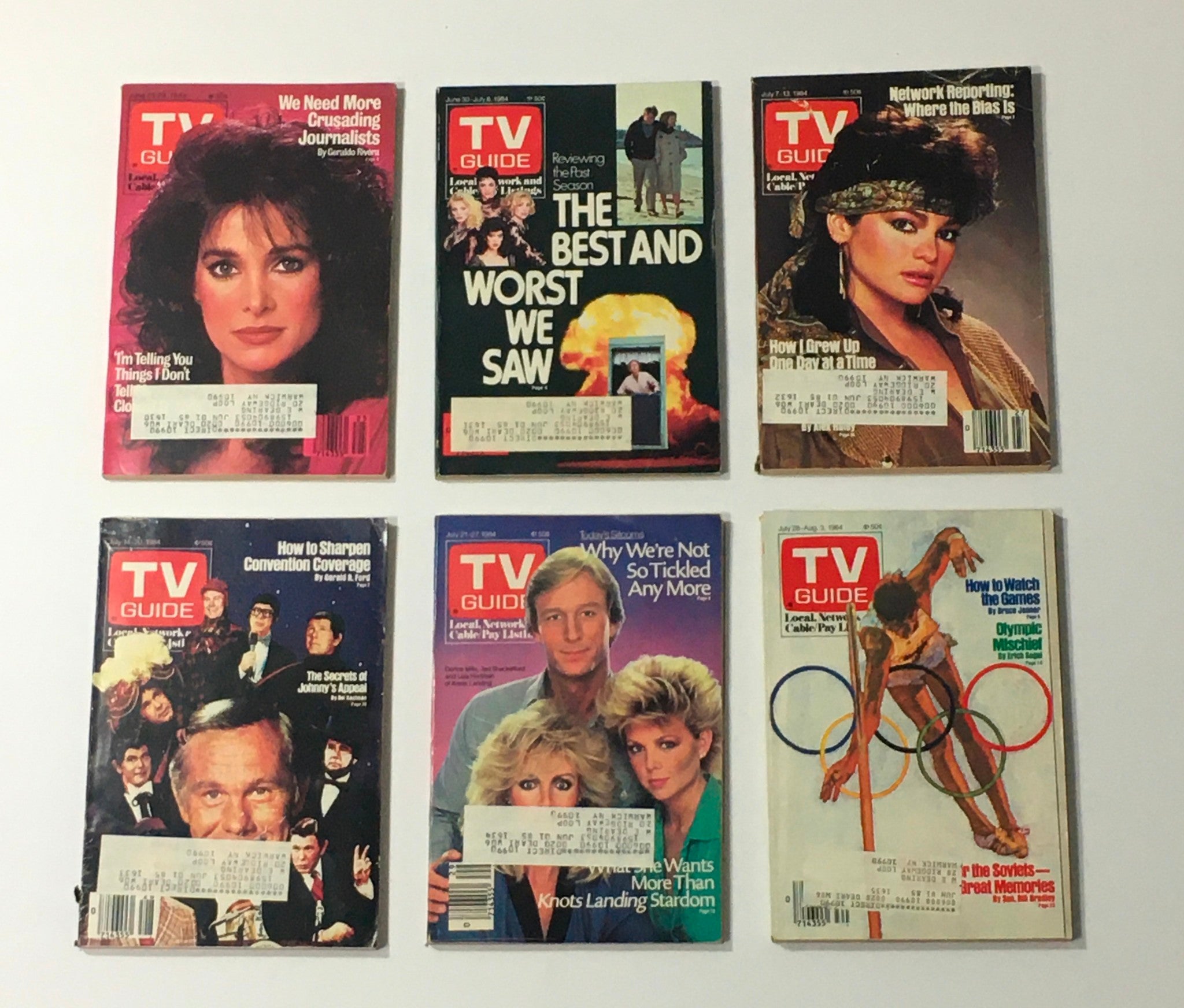 Complete Year Of TV Guide Magazines 1984, 52 Issues: Special Issue Fall Preview