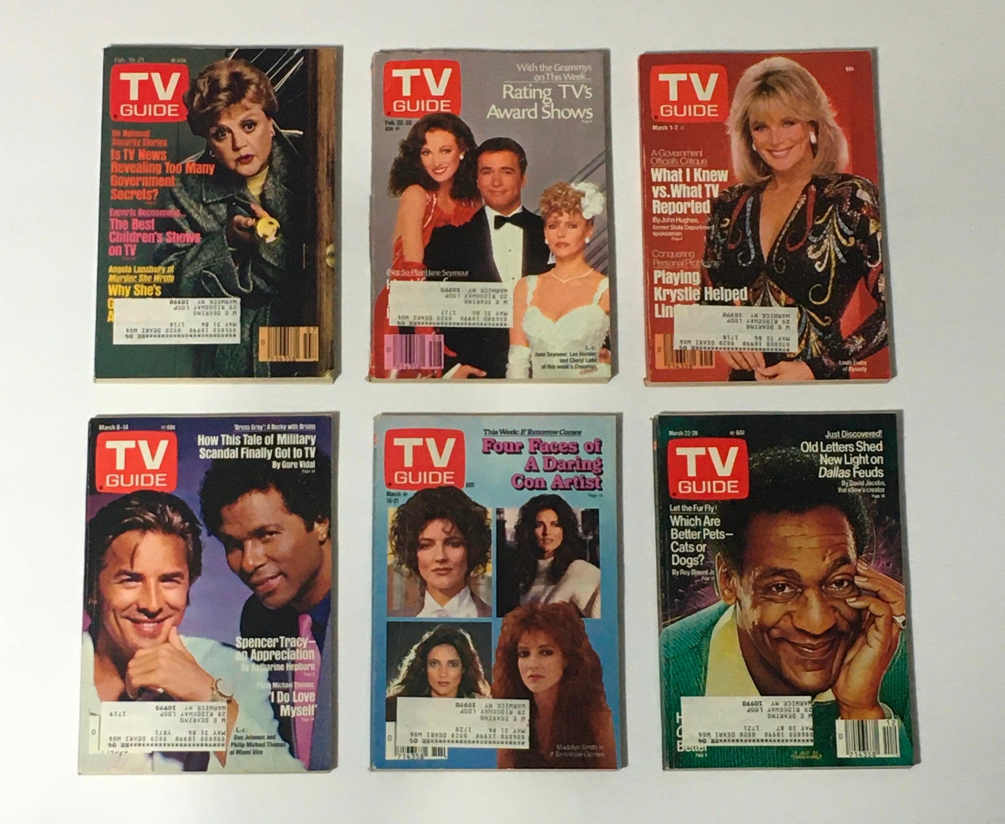 Complete Year Of TV Guide Magazines 1986, 52 Issues: Special Issue Fall Preview