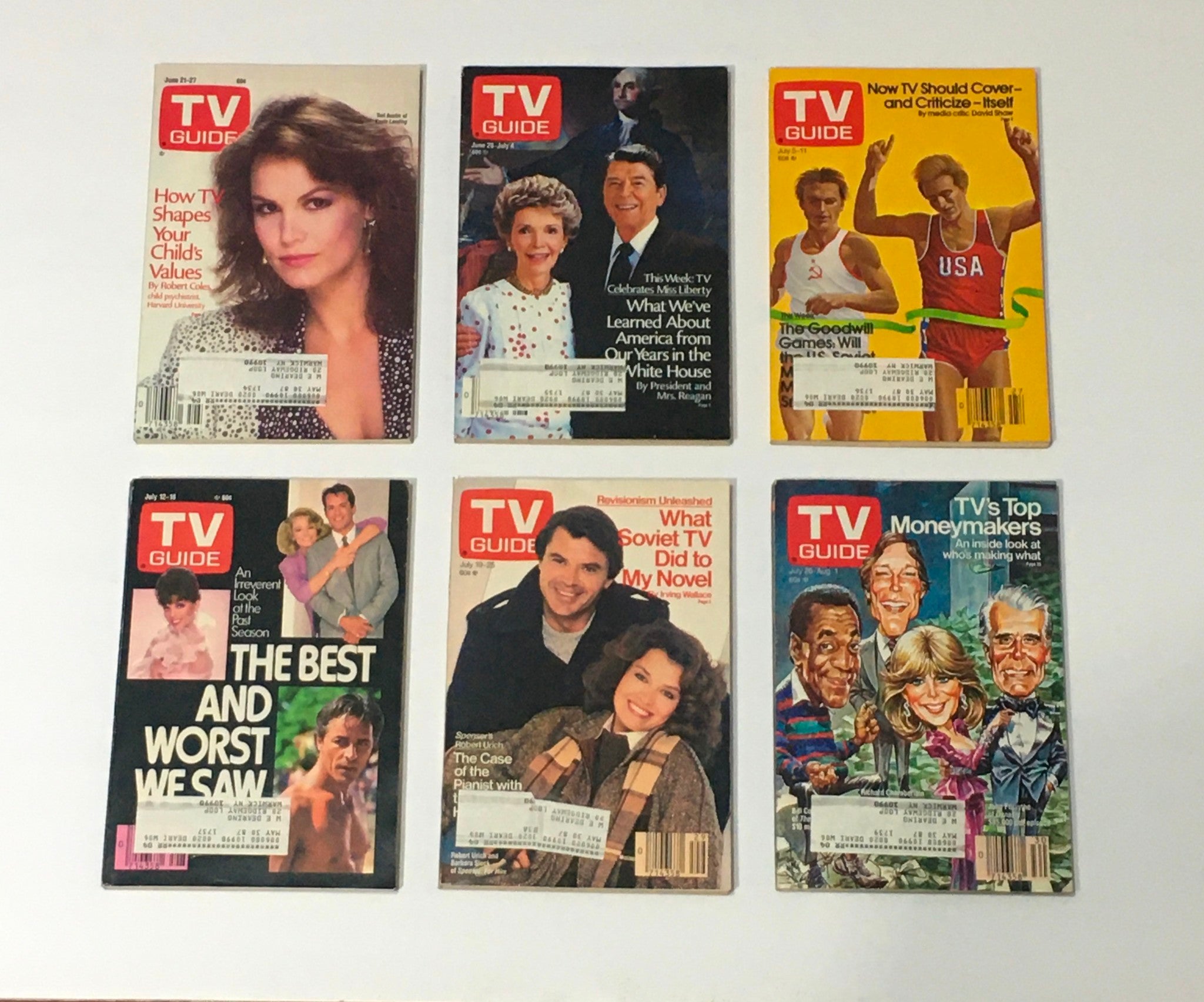 Complete Year Of TV Guide Magazines 1986, 52 Issues: Special Issue Fall Preview