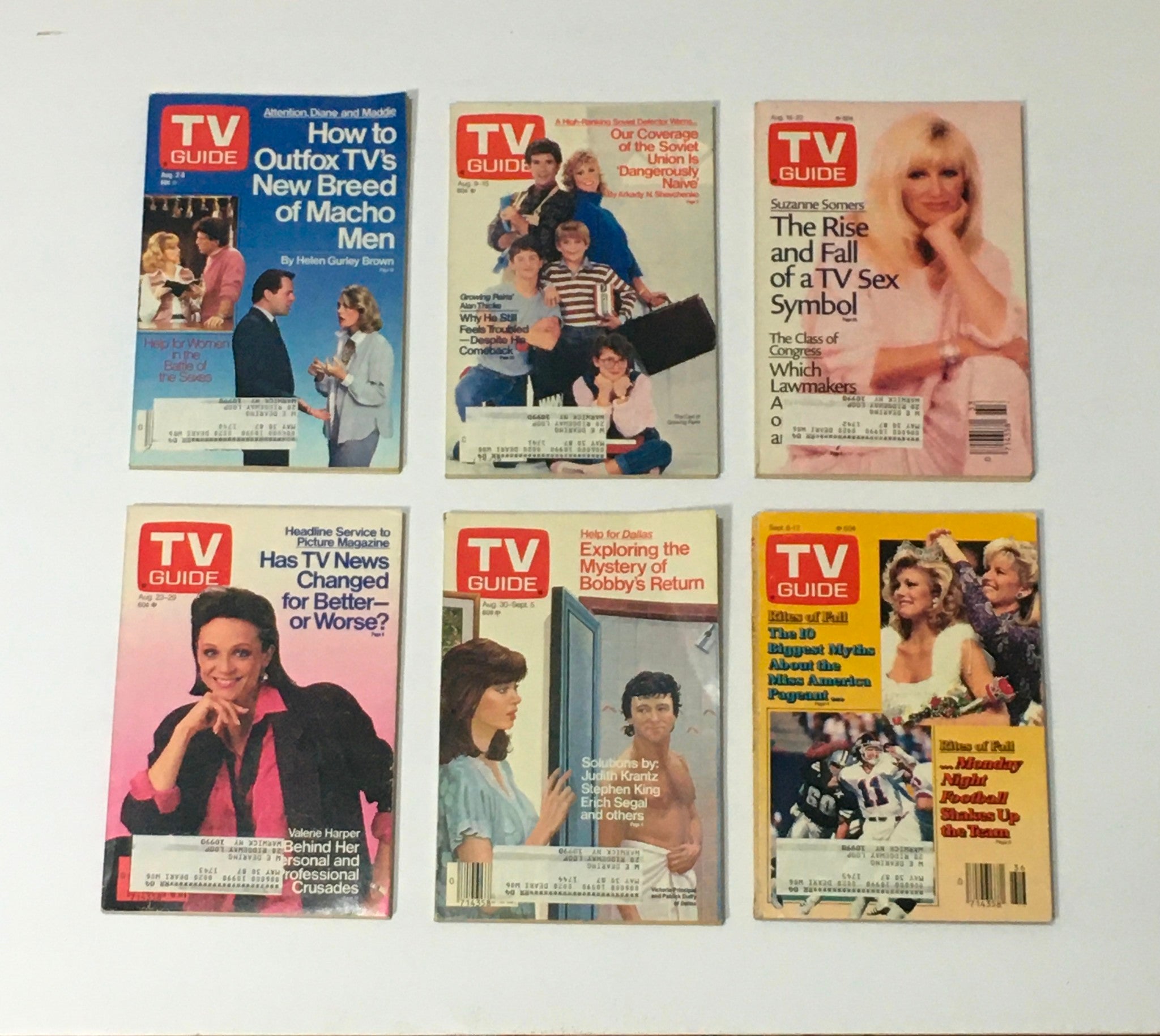 Complete Year Of TV Guide Magazines 1986, 52 Issues: Special Issue Fall Preview