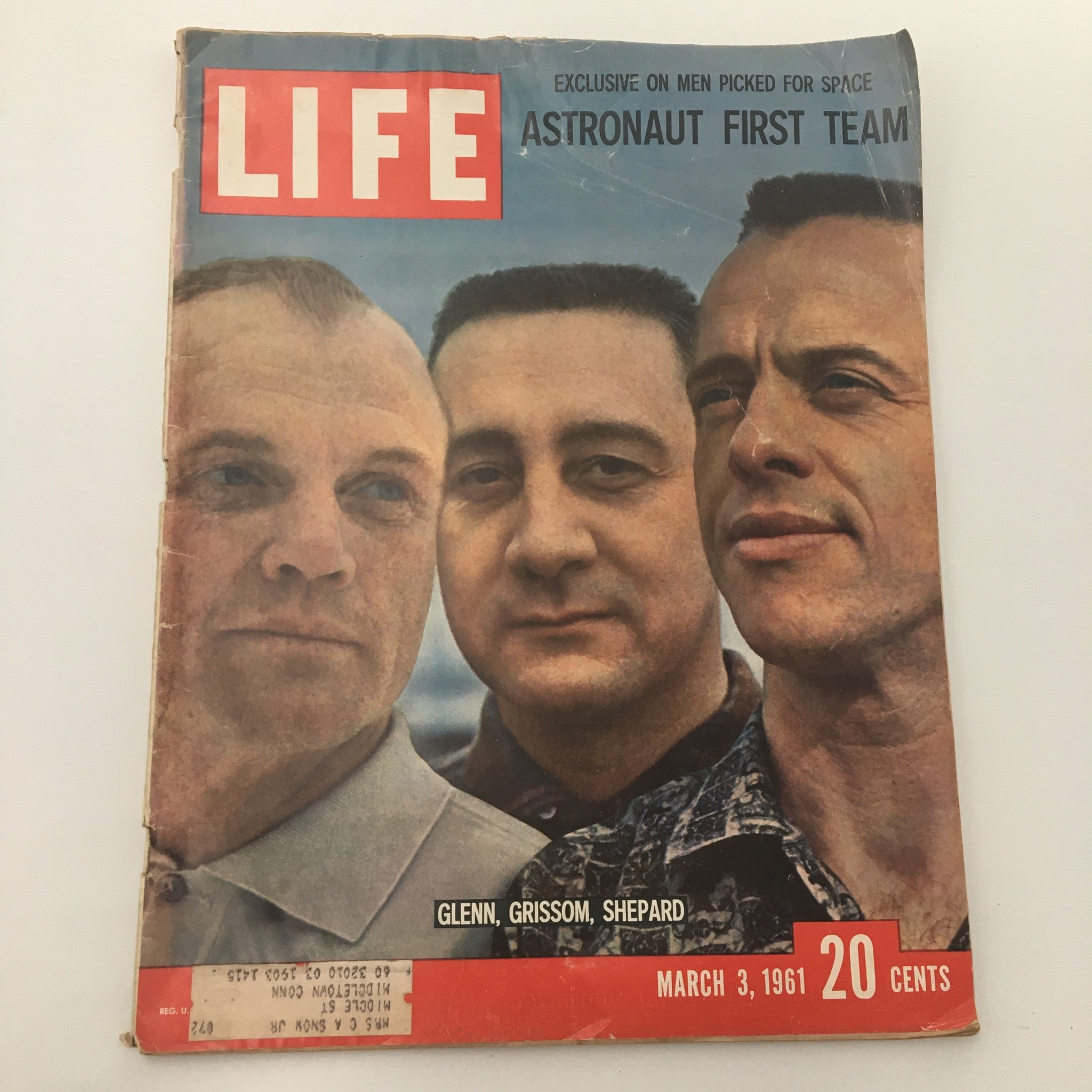 VTG Life Magazine March 3 1961 Astronauts' Glenn, Grissom, Sheppard Feature