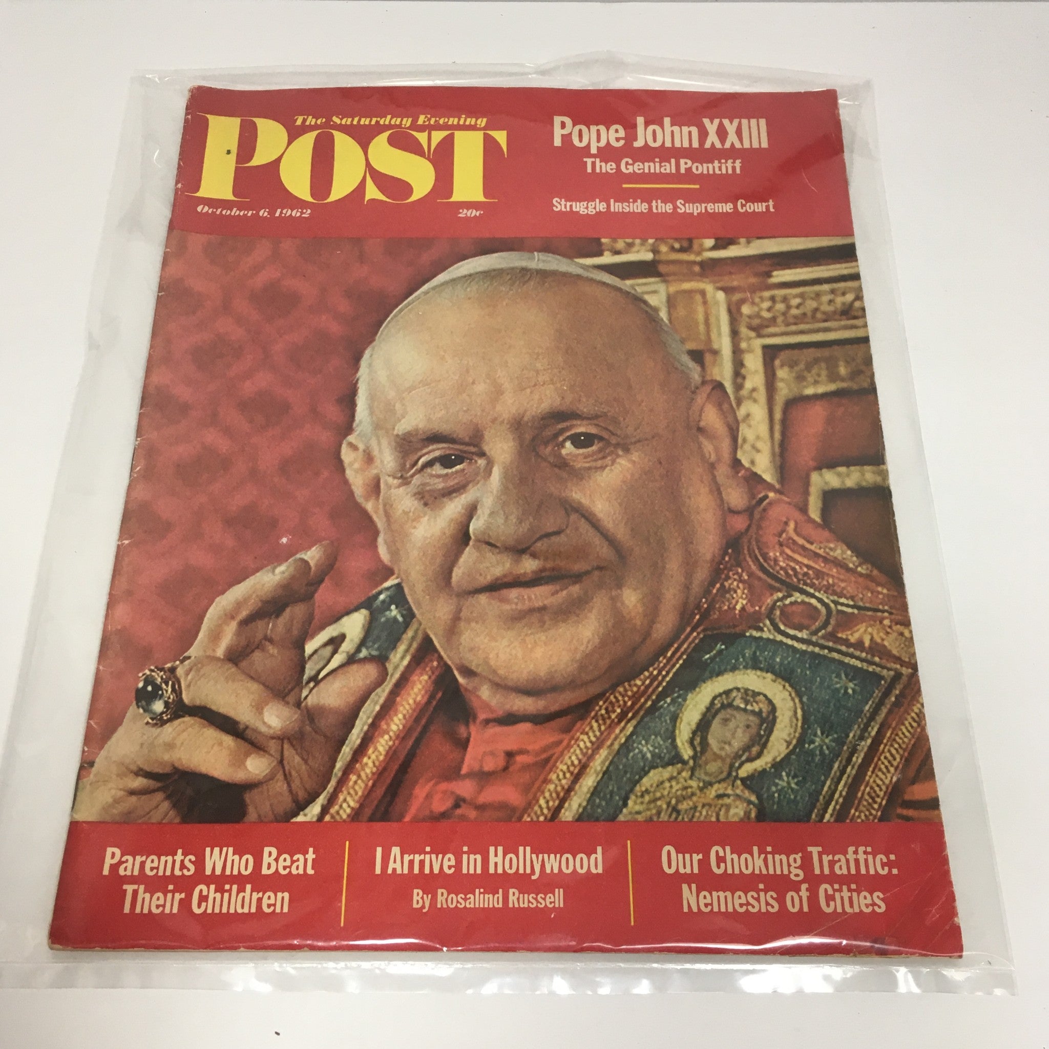 The Saturday Evening Post: October 6 1962 Pope John XXIII The Genial Pontiff