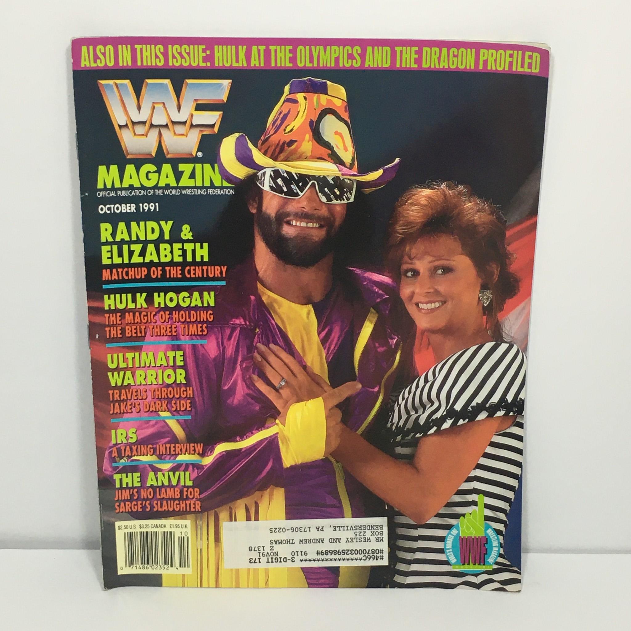 WWF / WWE Magazine October 1991: Randy and Elizabeth / Hulk Hogan