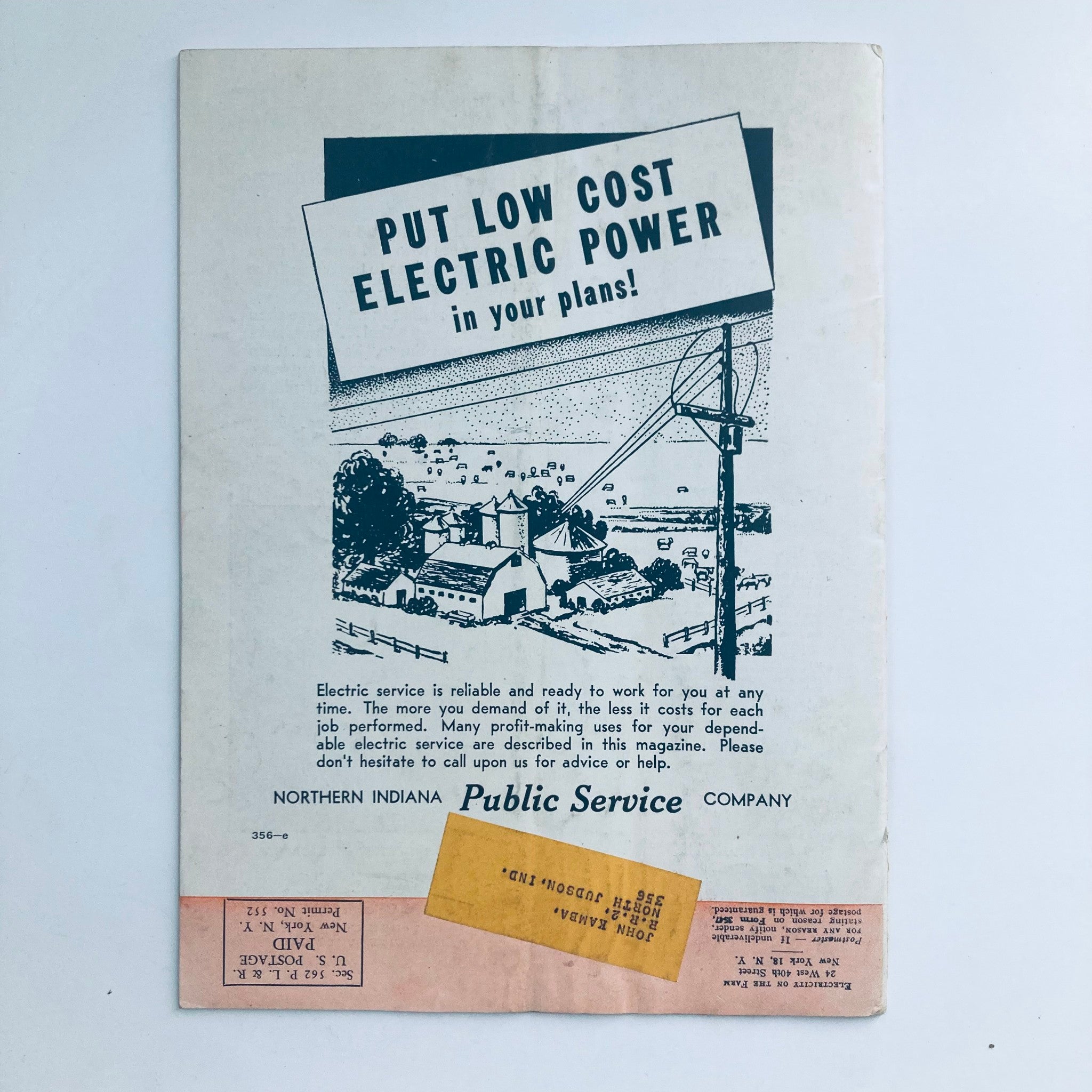 VTG Electricity on the Farm Magazine June 1946 4-H Club Camp Jackson's Mill W.VA