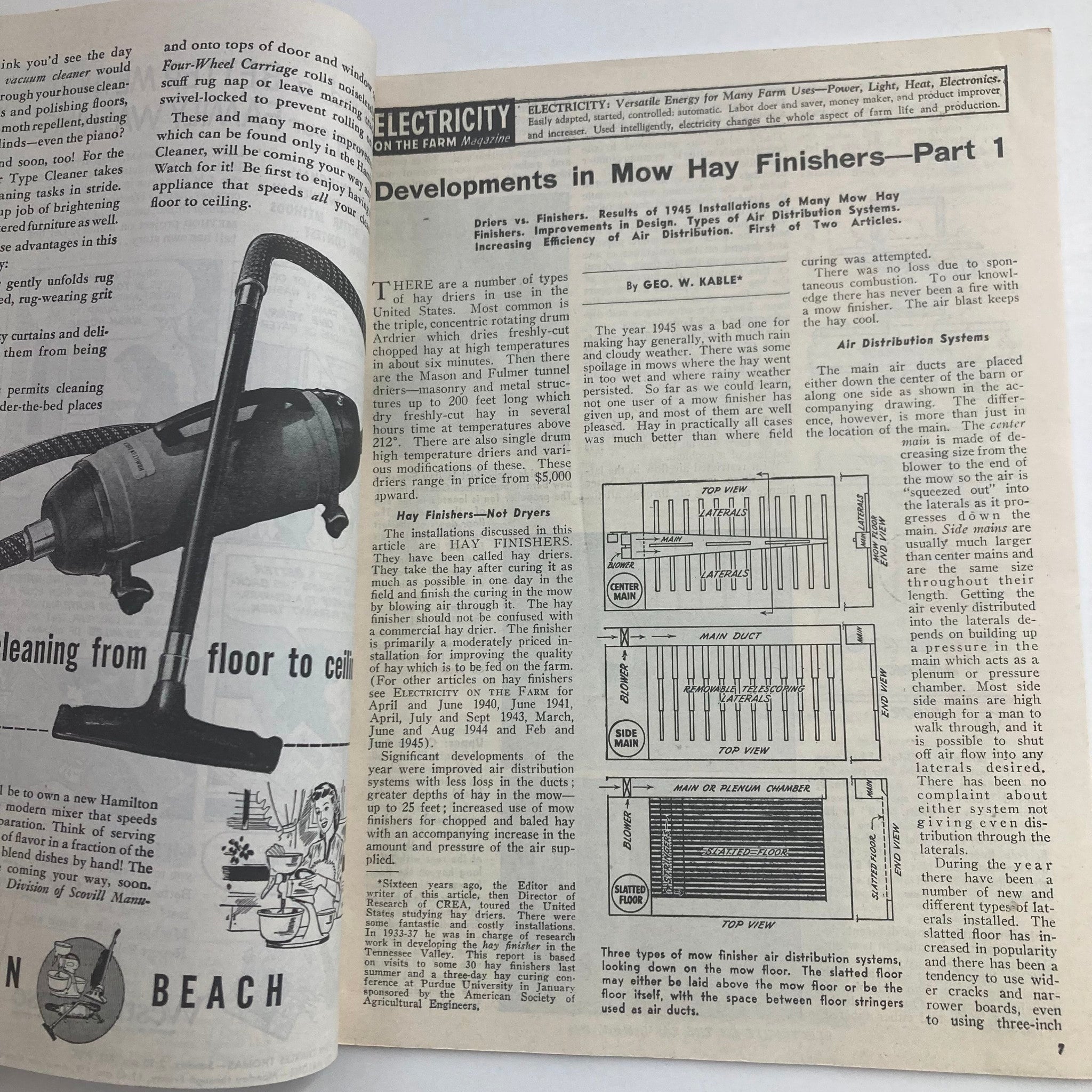 VTG Electricity on the Farm Magazine March 1946 Electric Welders for Farms