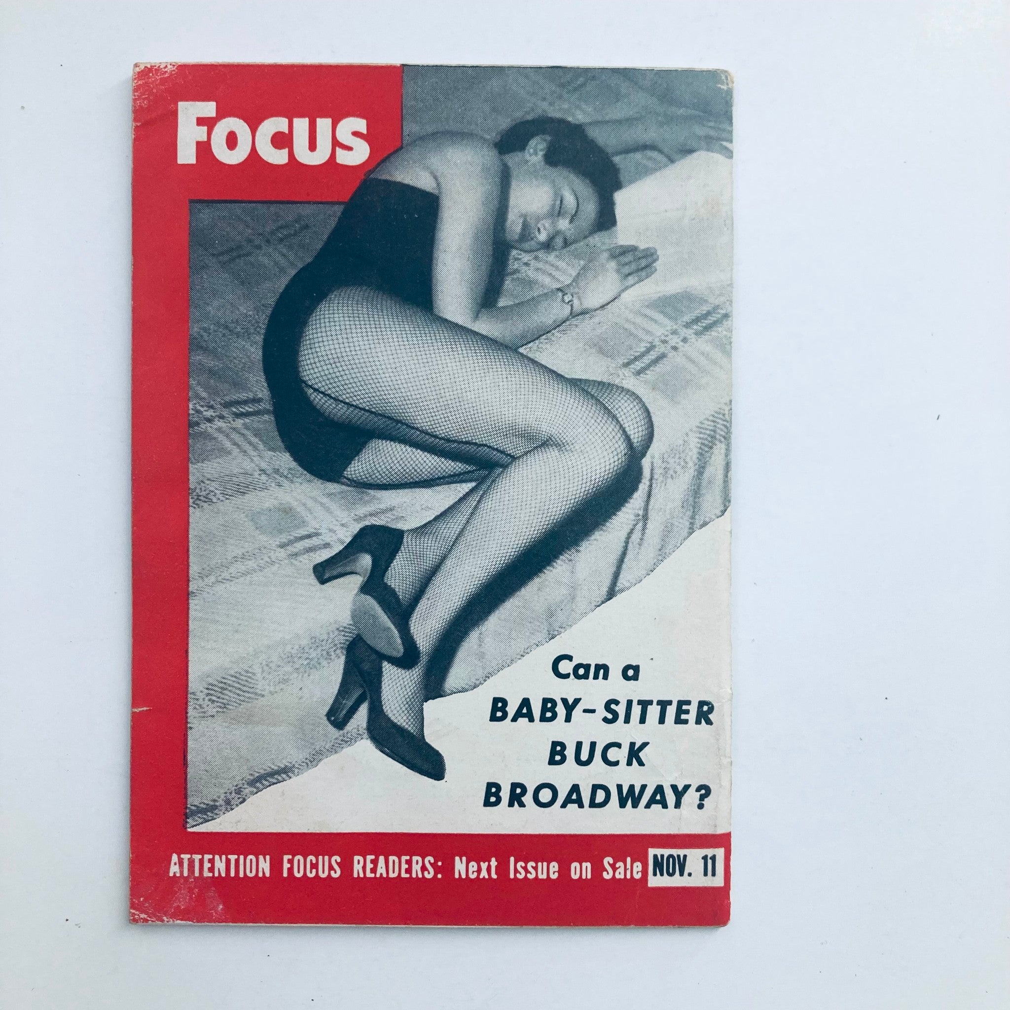 VTG Focus Magazine November 11 1953 Lois Bishop Nudes vs Prudes No Label