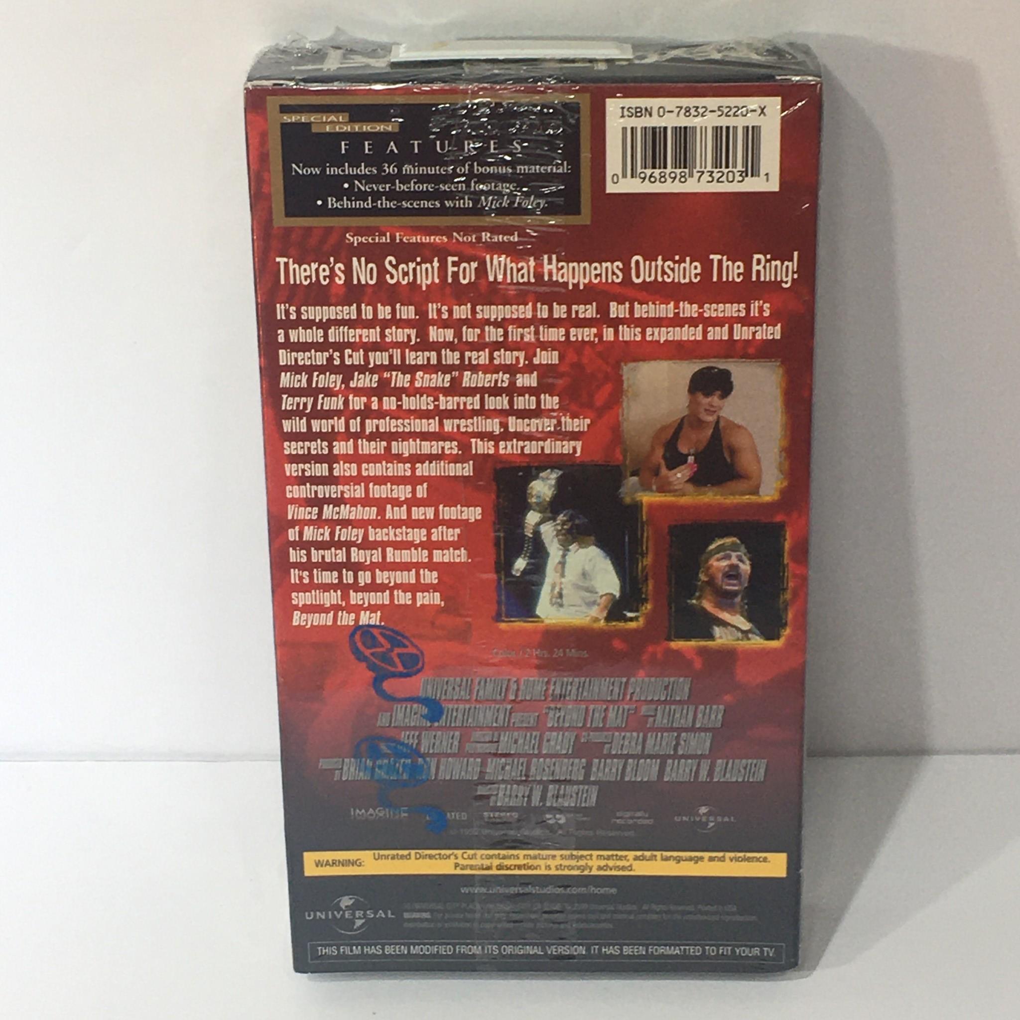 Beyond the Mat Unrated Directors Cut VHS New and Sealed