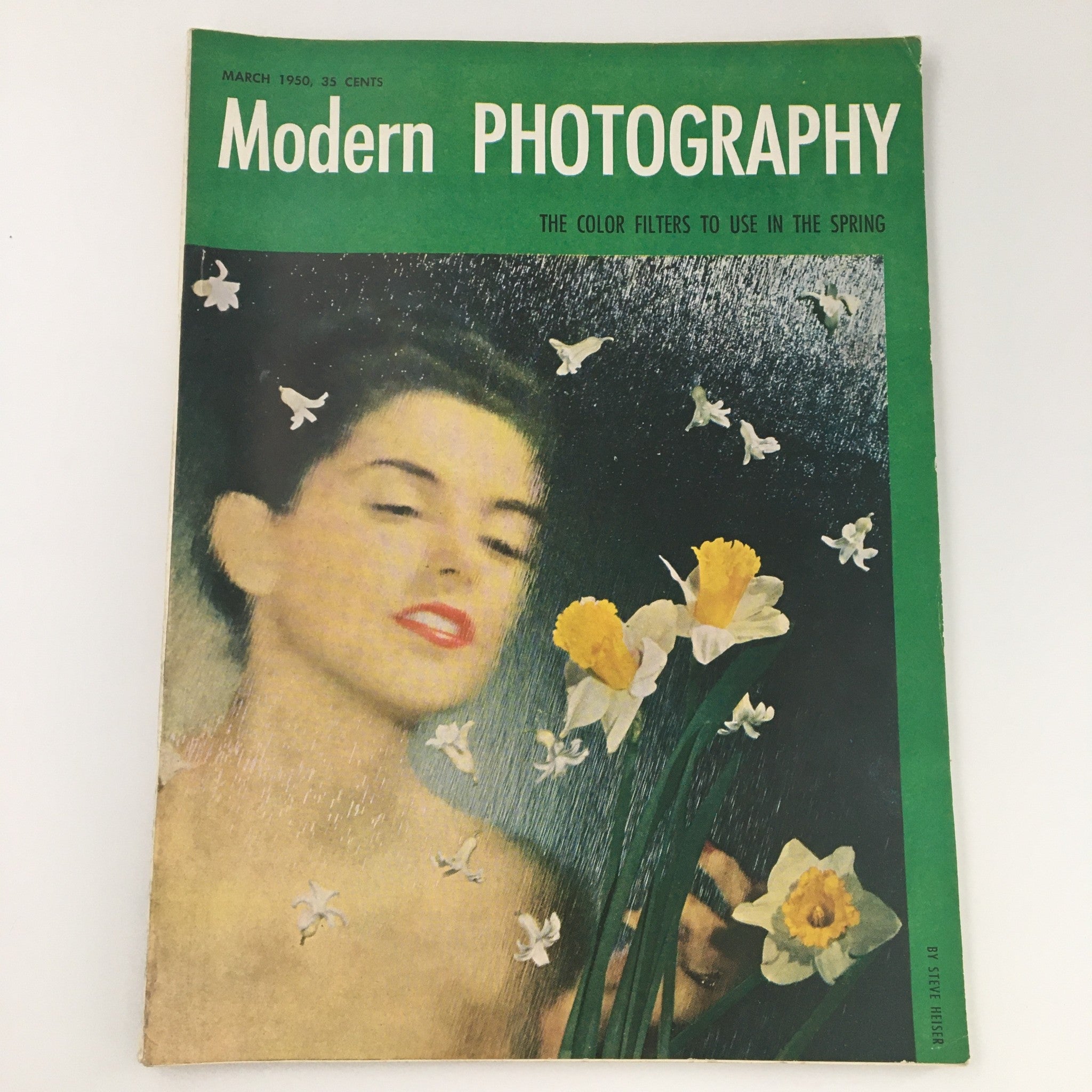 VTG Modern Photography Magazine March 1950 Color Filters in Spring, Newsstand