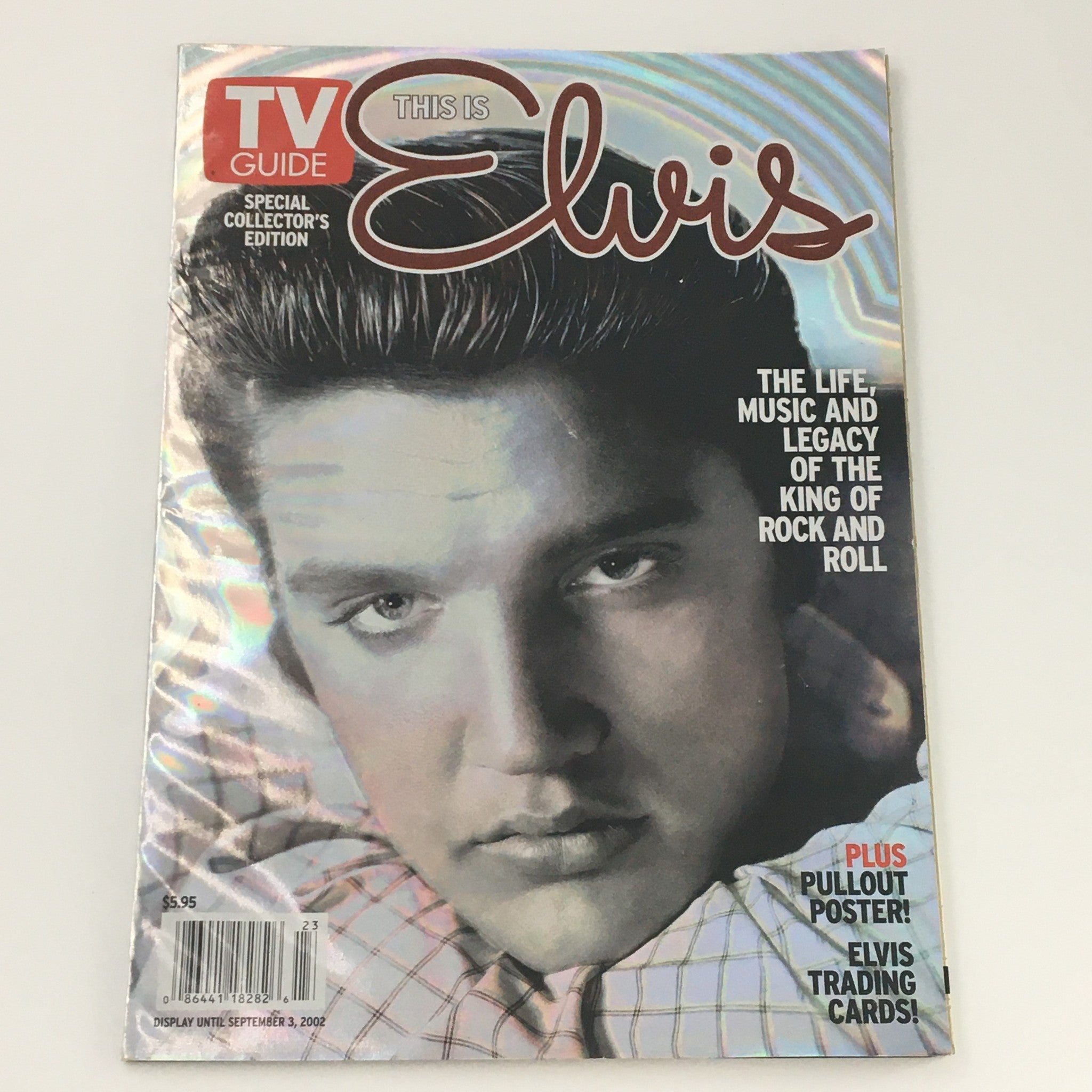 TV Guide Magazine September 2002 Elvis Presley Cover and Feature, Newsstand