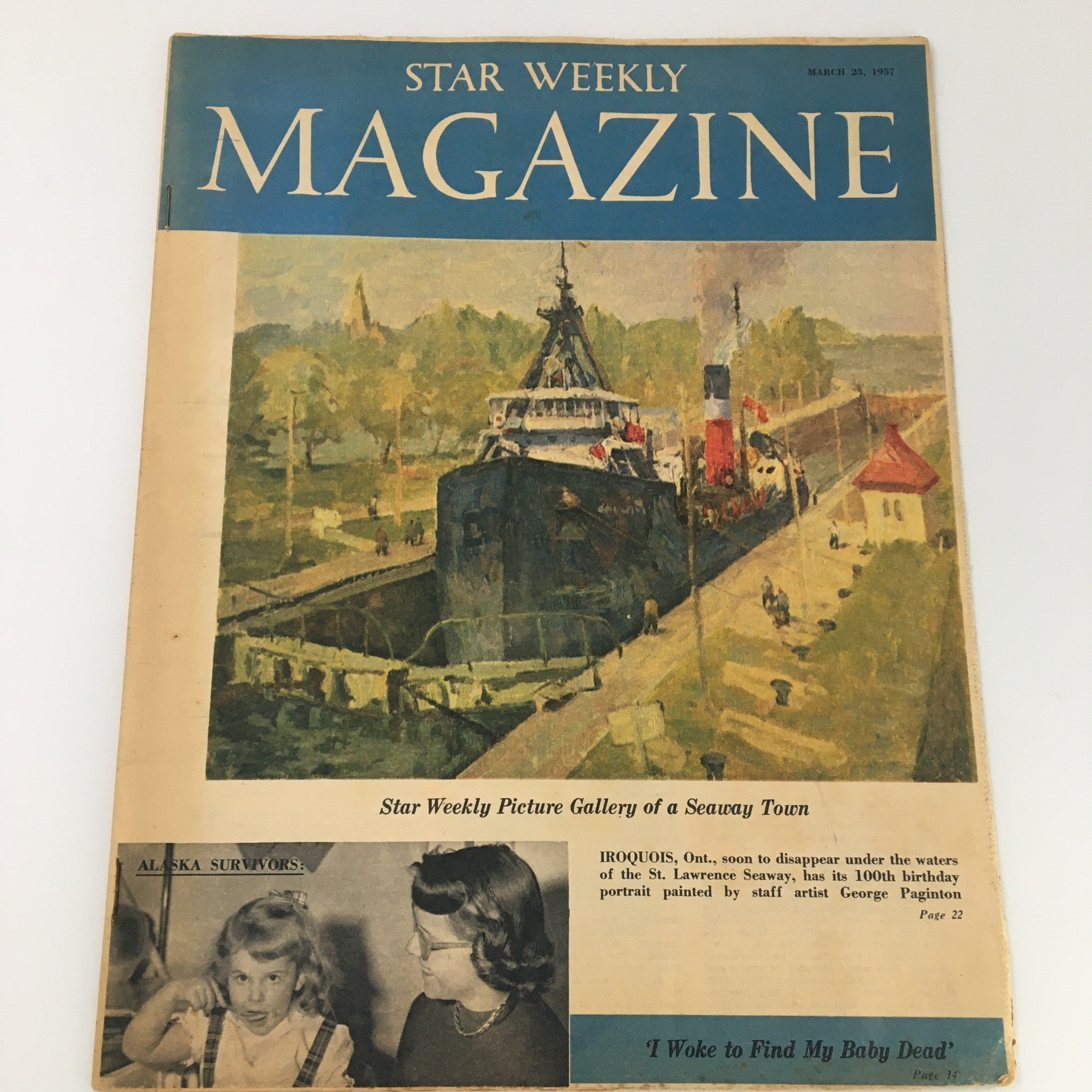 Star Weekly Magazine March 23 1957 Gracie Allen & George Burns Feature Newsstand