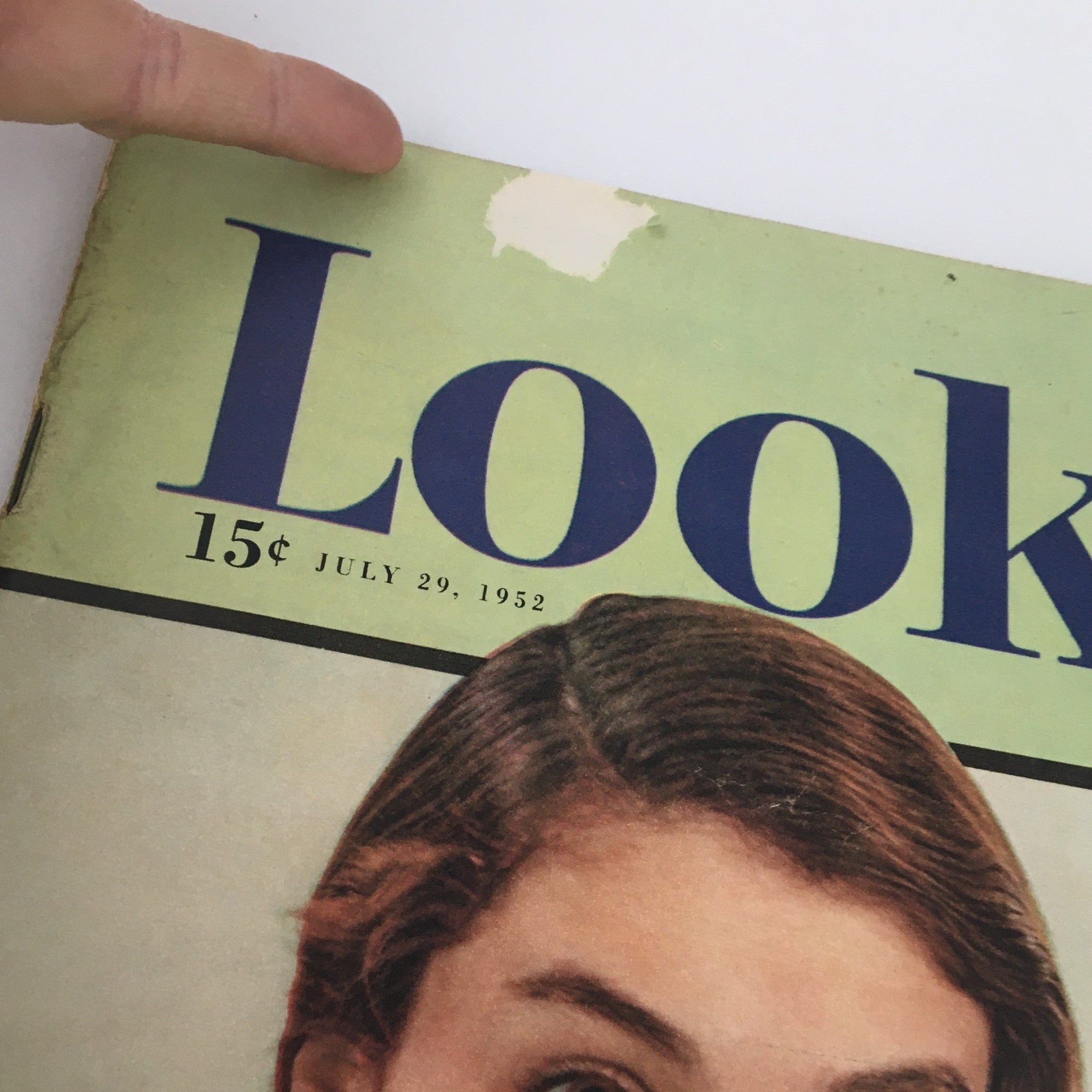 VTG Look Magazine July 29 1952 Actress Pier Angeli Cover and Feature, Newsstand