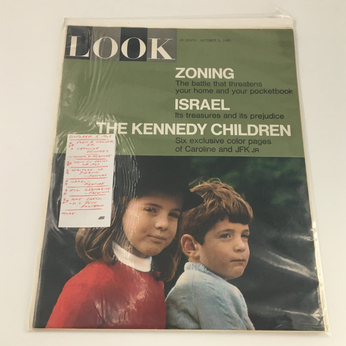 Look Magazine Oct 5 1965 JFK & Caroline
