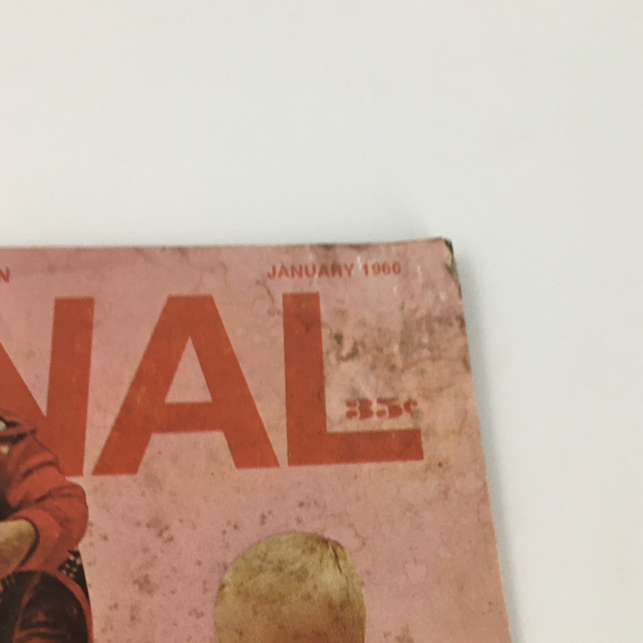 Cover of VTG Journal Magazine January 1966 featuring vintage design with the text 'JANUARY 1966' and prominent magazine title.