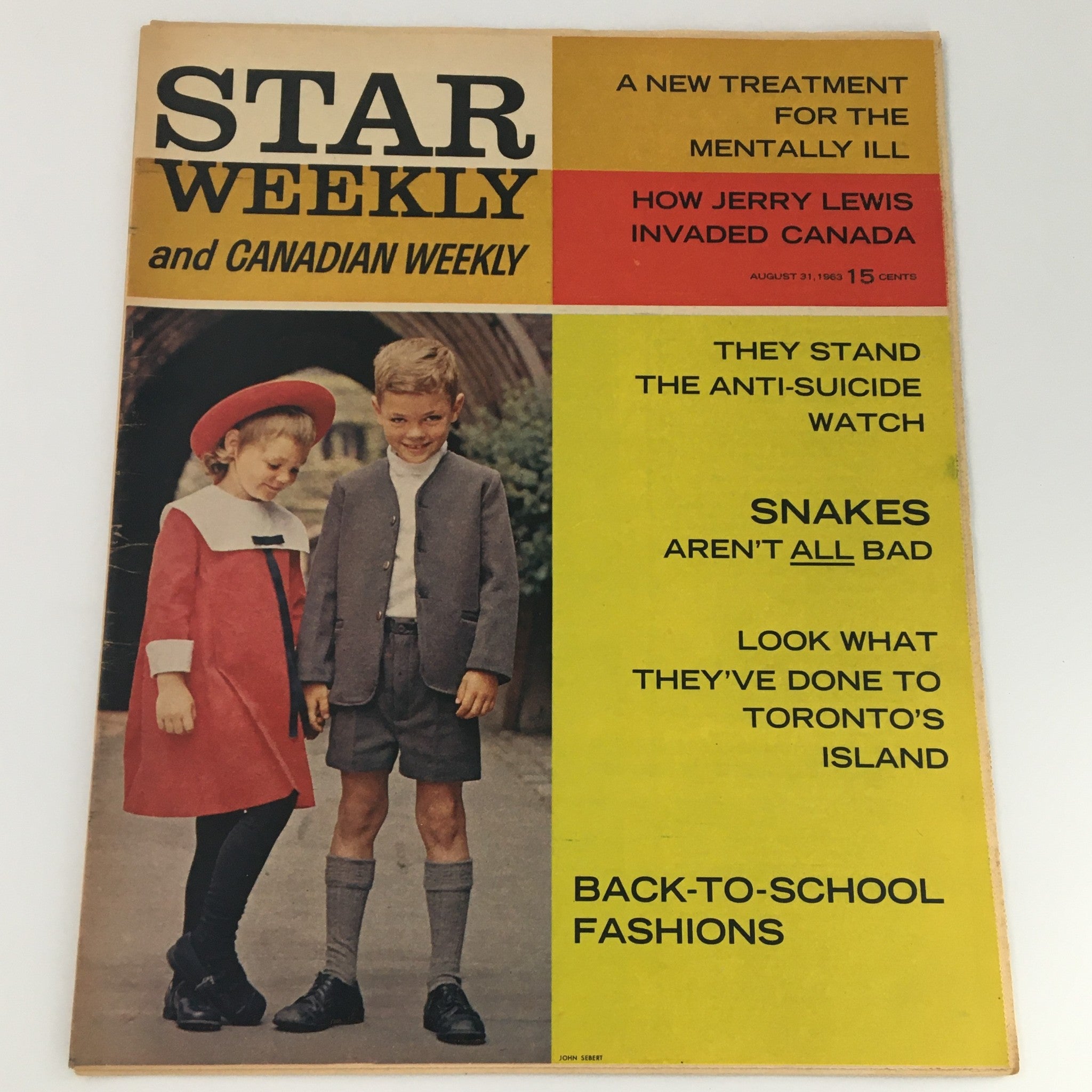 VTG Star Weekly & Canadian Weekly Magazine August 31 1963 Jerry Lewis Feature