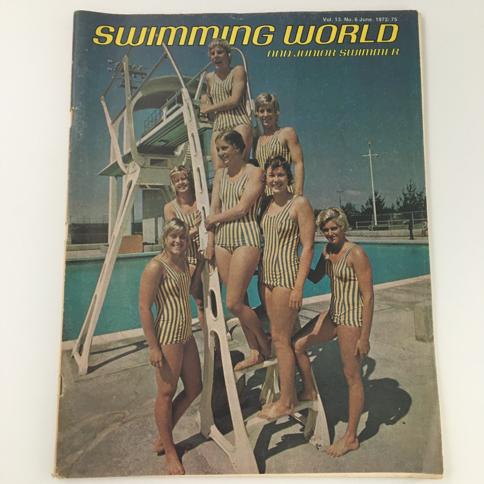 VTG Swimming World Magazine June 1972 Vol 13 #6 Daland, Gambril, Chavoor Swimmer