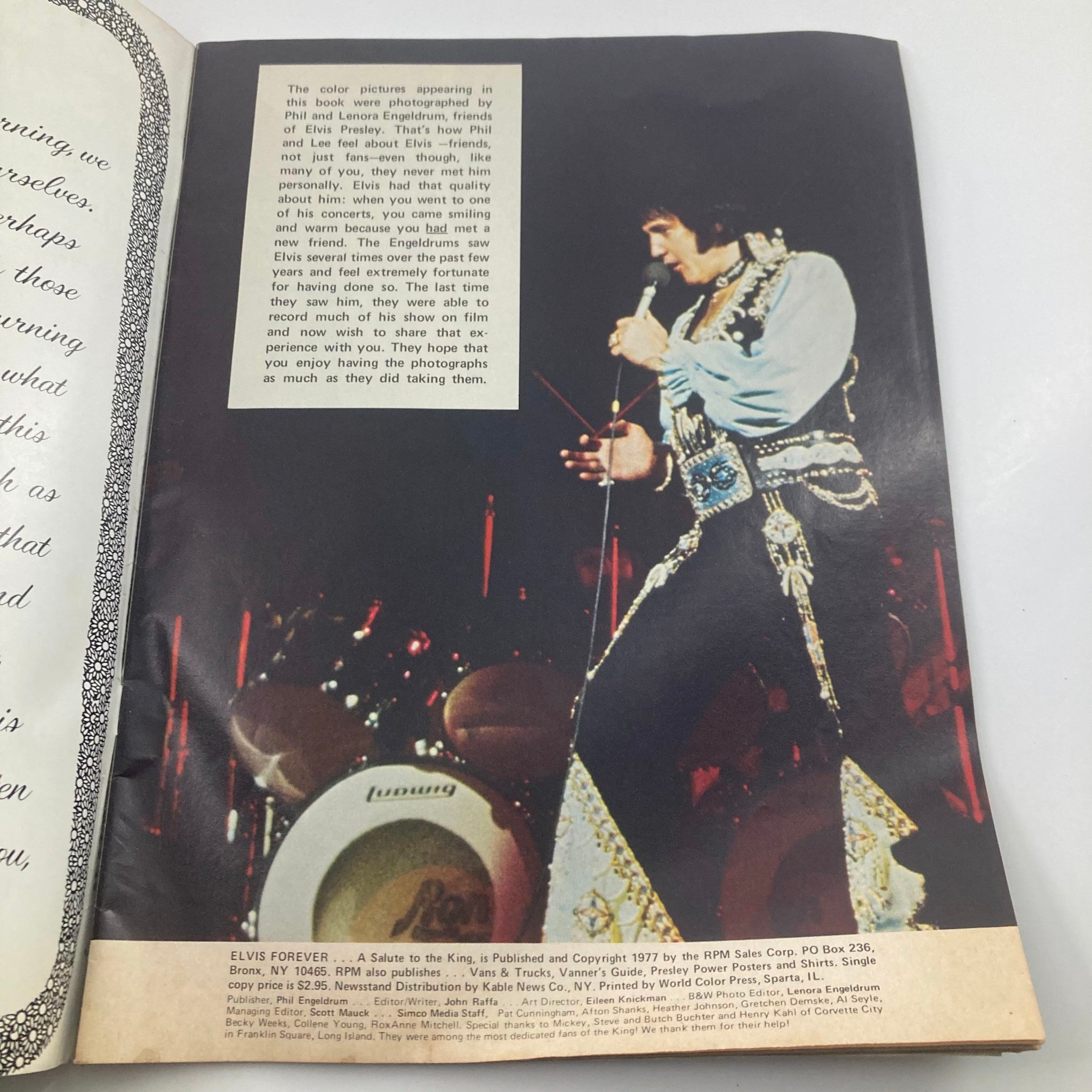 VTG 1977 Elvis Forever A Salute to "The King" Elvis Presley No Label