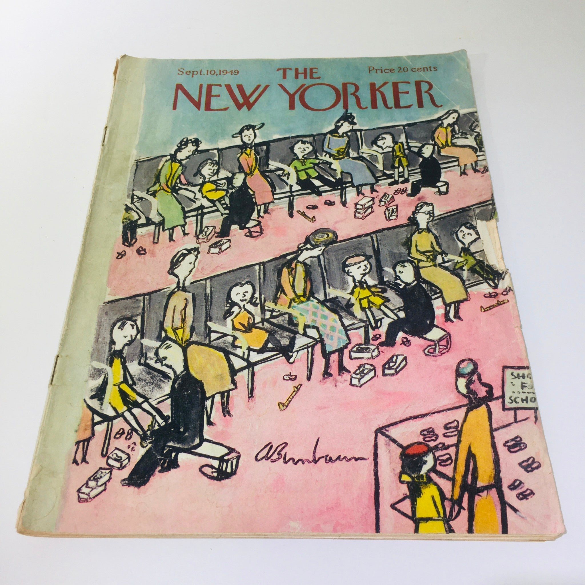 The New Yorker September 10 1949 Full Magazine Theme Cover by Harrison & Brendon