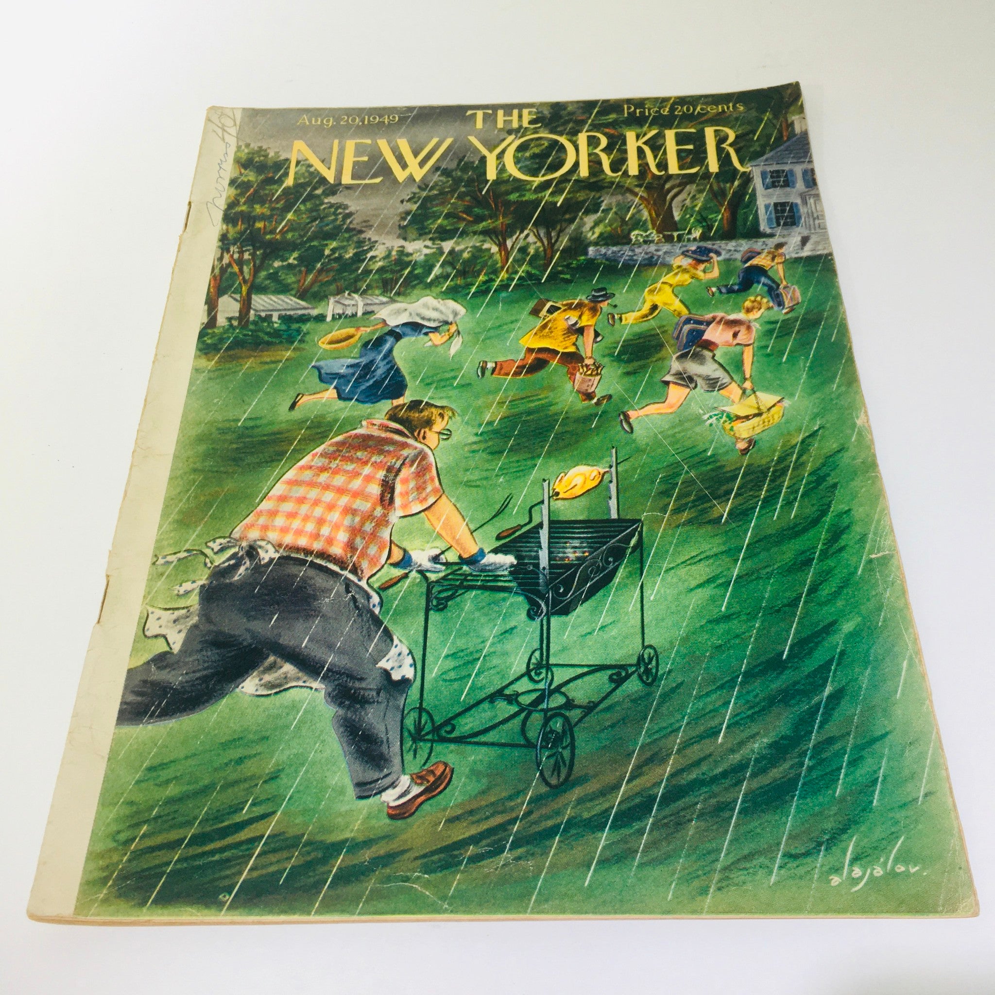 The New Yorker: Aug 20 1949 - Full Magazine / Theme Cover Geoffrey T. Hellman