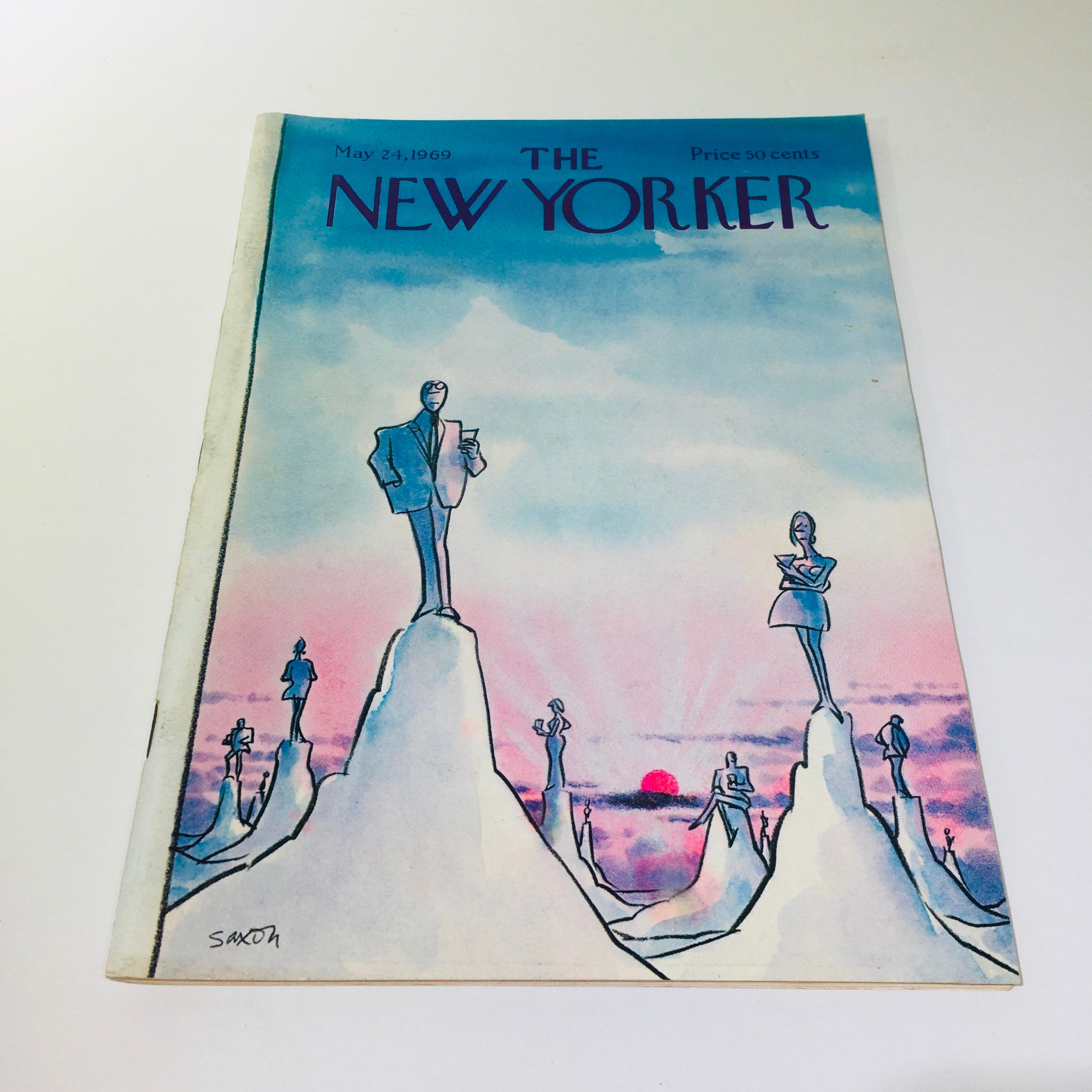 The New Yorker May 24 1969 Full Magazine Theme Cover by Charles Saxon