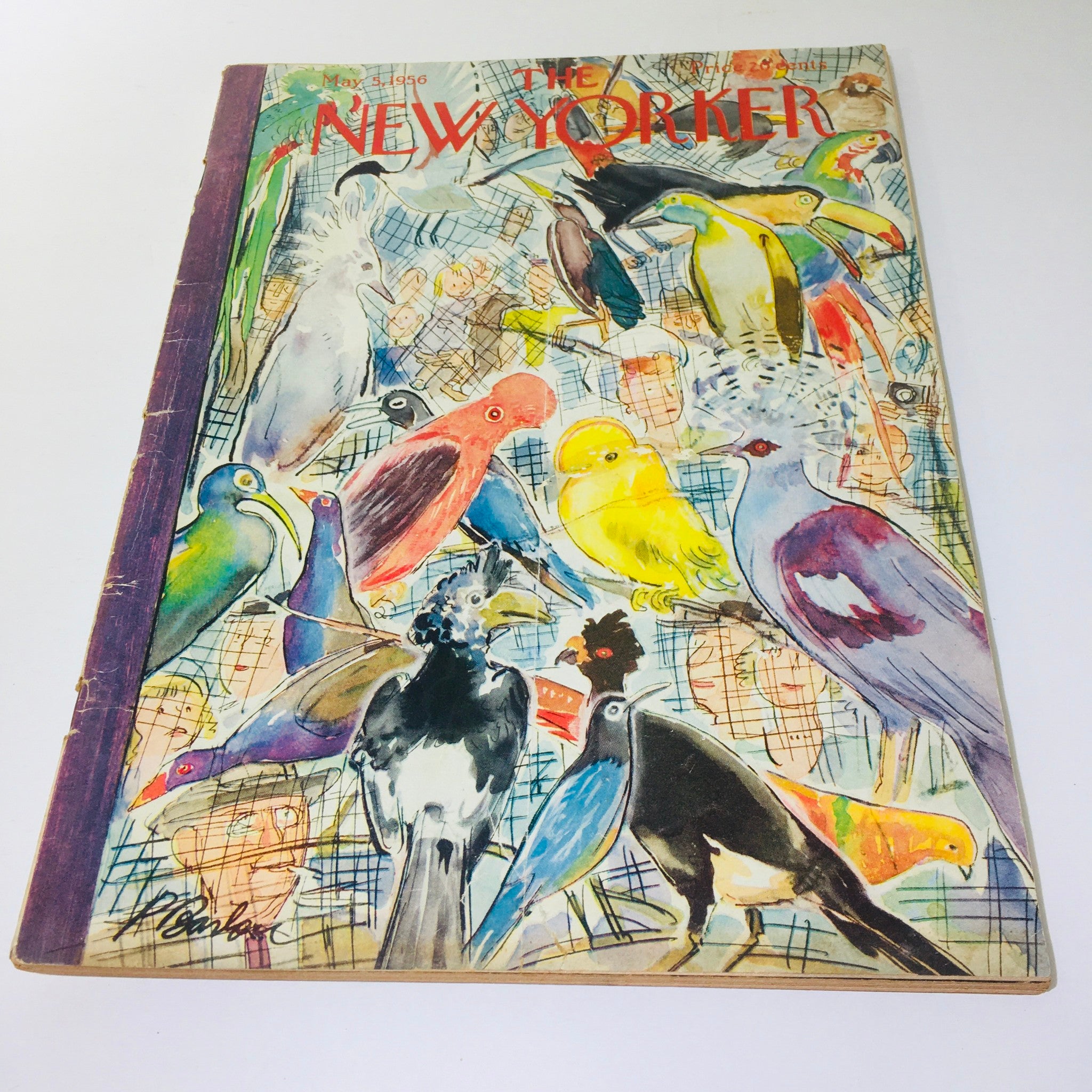 The New Yorker Magazine May 5 1956 Full Theme Cover by Perry Barlow