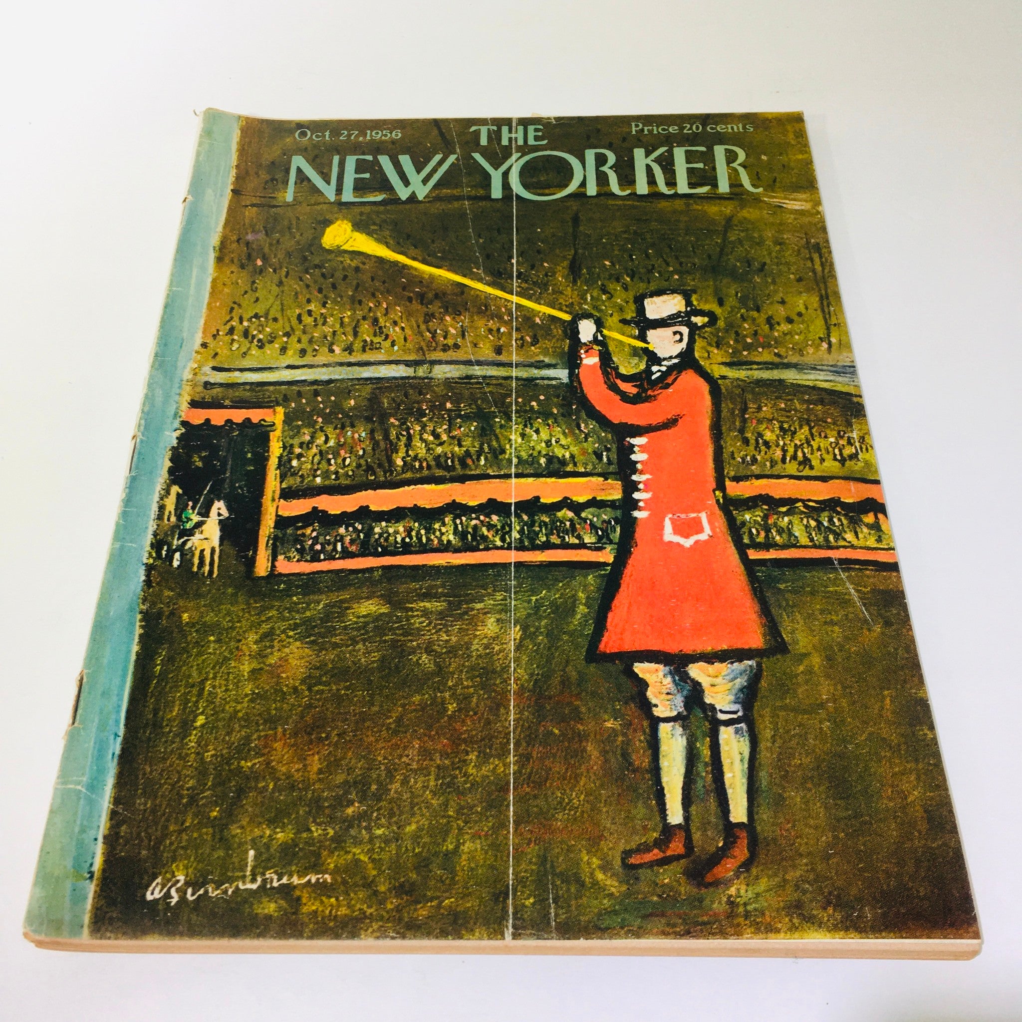 The New Yorker Magazine October 27 1956 Full Theme Cover by Abe Birnbaum