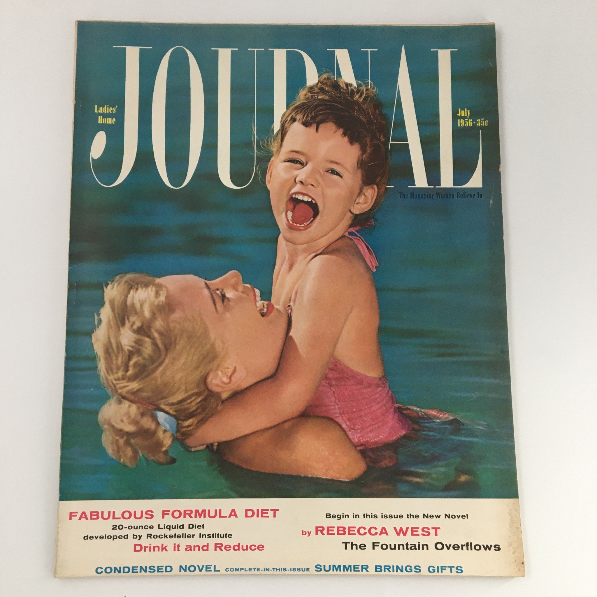 Ladies' Home Journal Magazine July 1956 Fabulous Formula Diet, Newsstand